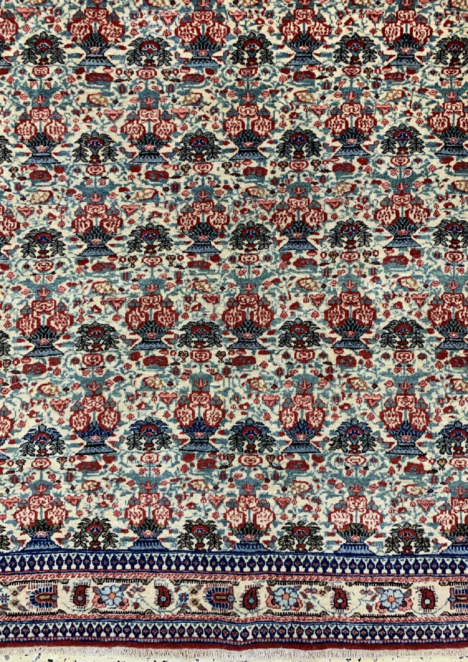 Detail b: Teheran"Zili-Sultan", Persien, um 1940/1950, Wolle auf Baumwolle, ca. 305 x 206 cm, EHZ: 1-2