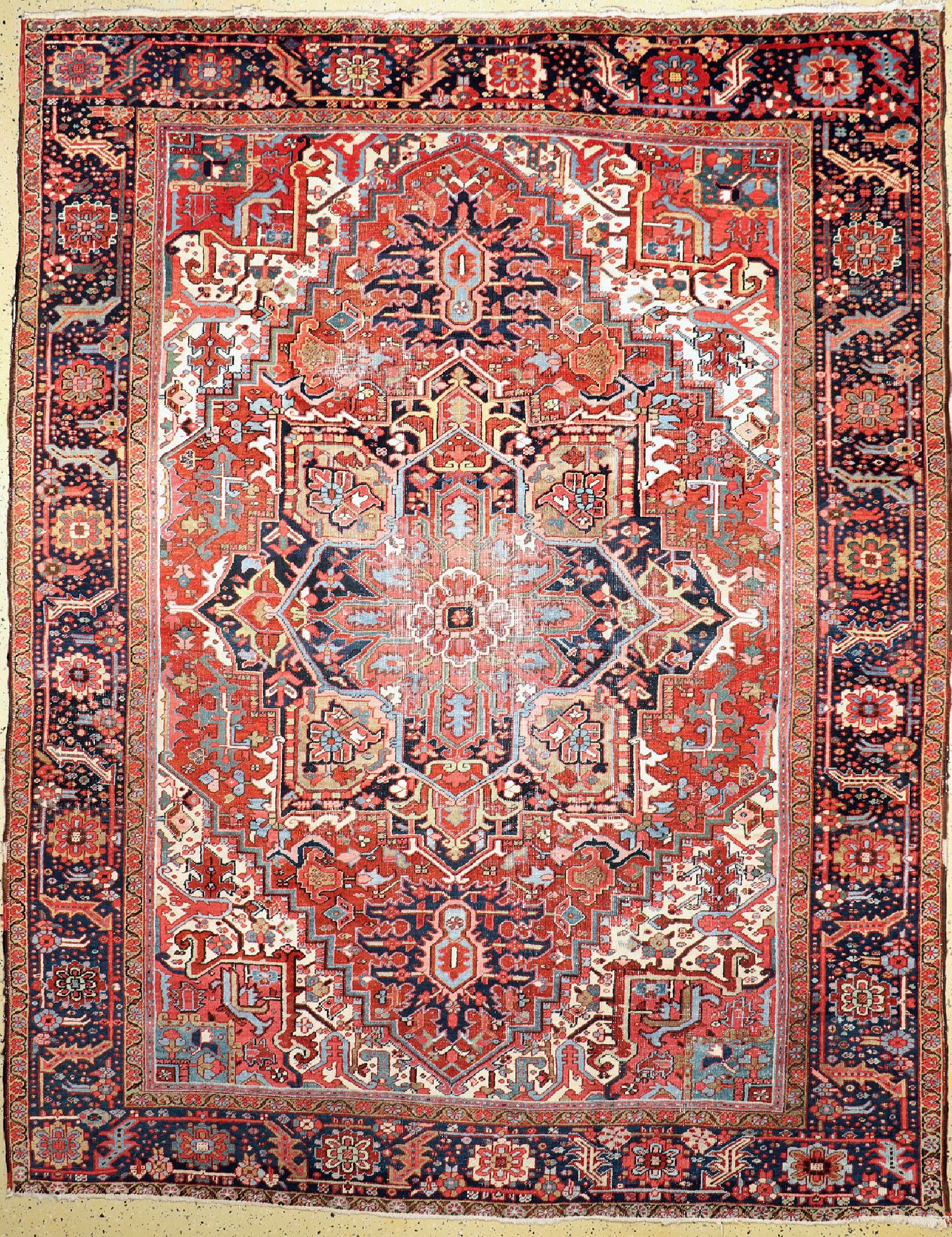 Heriz alt, Persien, um 1930, Wolle auf Baumwolle, ca. 336 x 260 cm, EHZ: 3