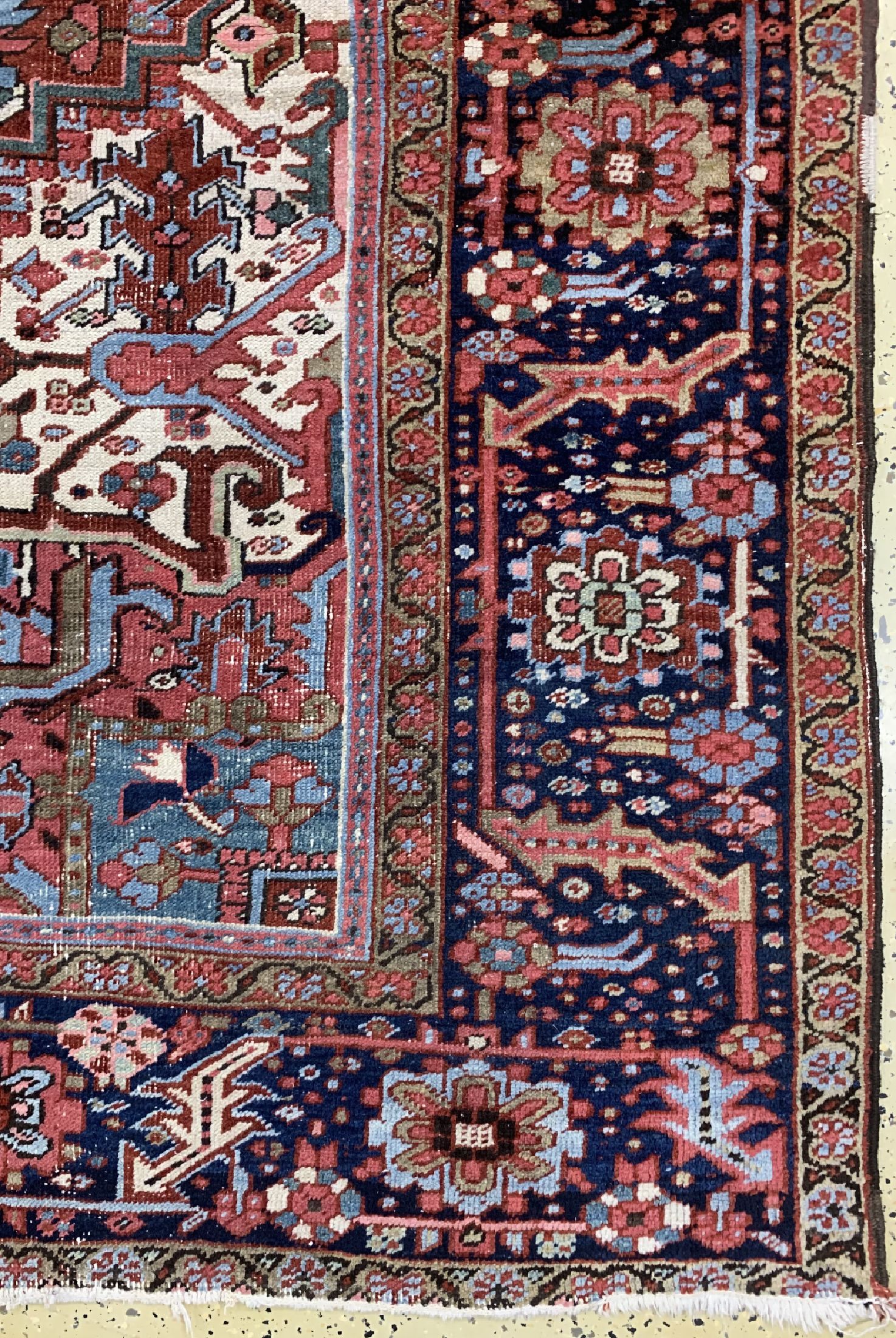 Detail a: Heriz alt, Persien, um 1930, Wolle auf Baumwolle, ca. 336 x 260 cm, EHZ: 3