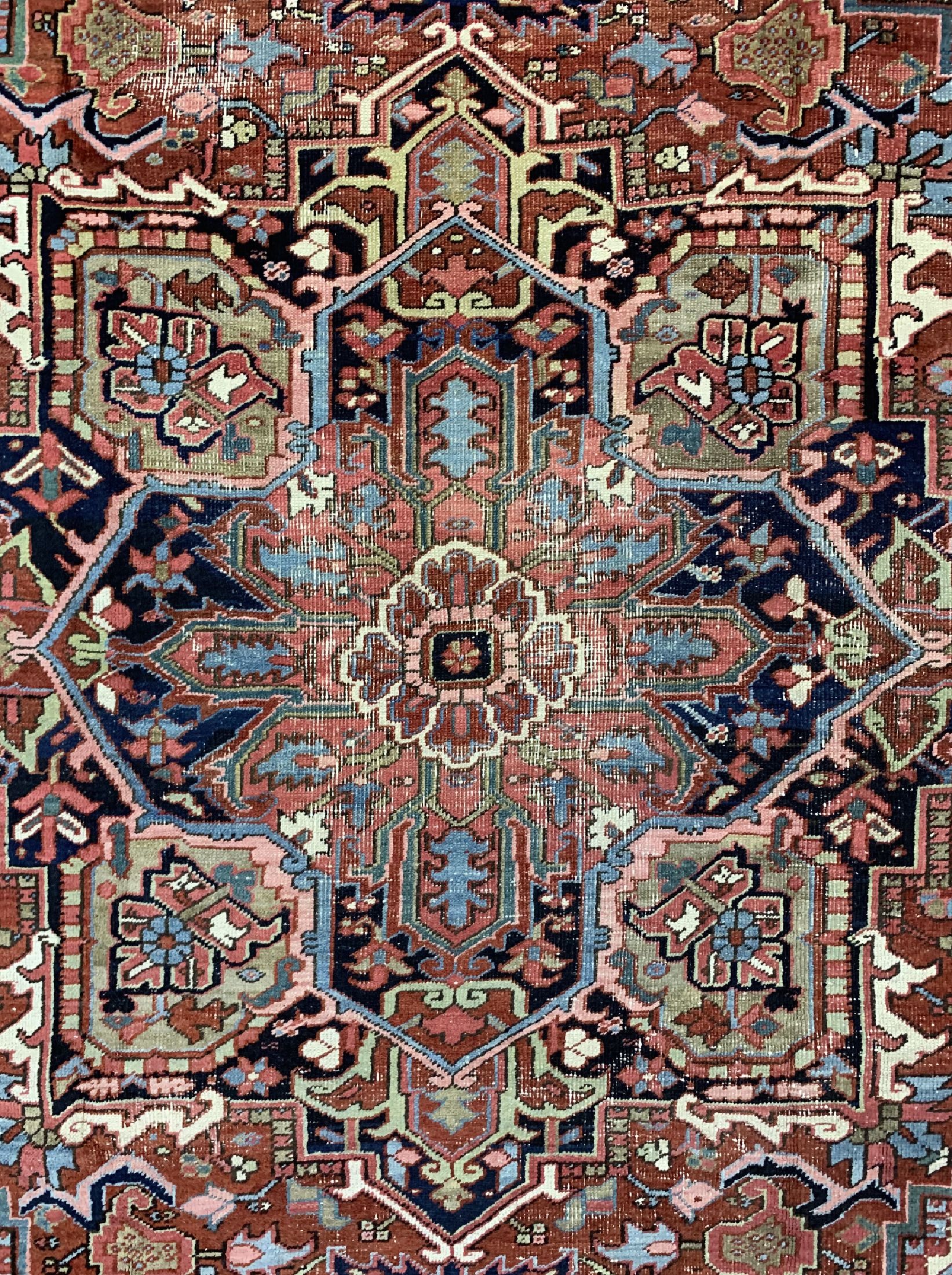 Detail c: Heriz alt, Persien, um 1930, Wolle auf Baumwolle, ca. 336 x 260 cm, EHZ: 3
