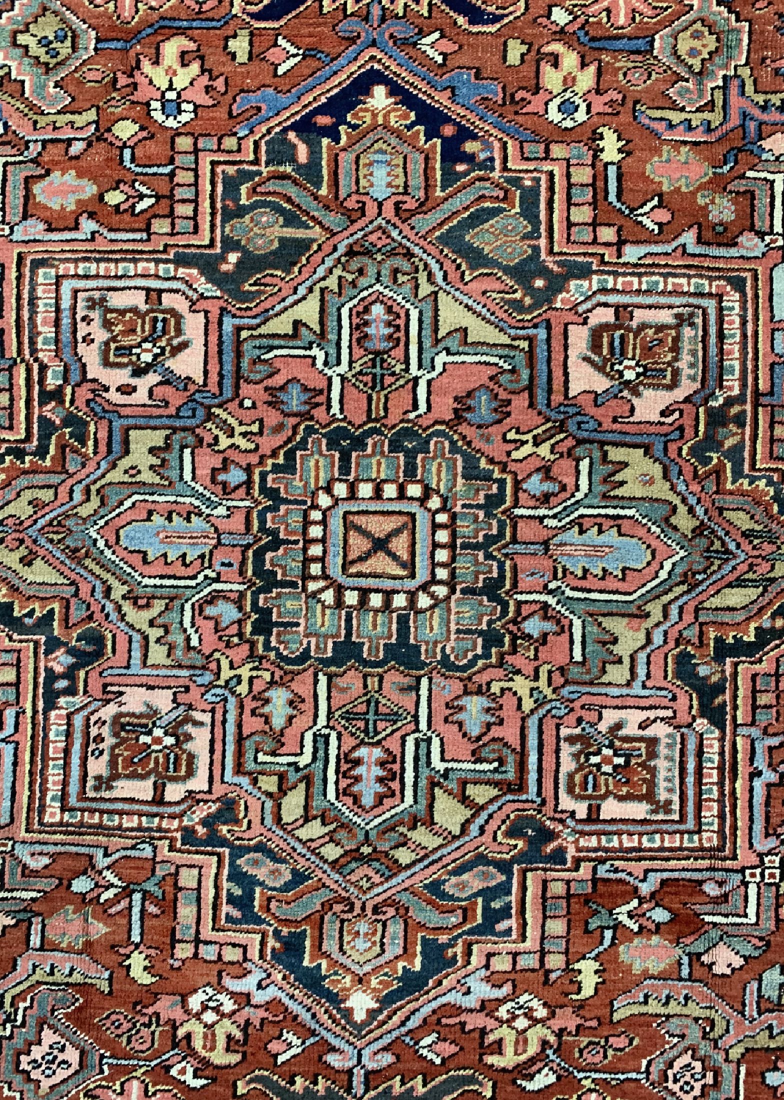 Detail c: Heriz alt, Persien, um 1940, Wolle auf Baumwolle, ca. 340 x 236 cm, EHZ: 3