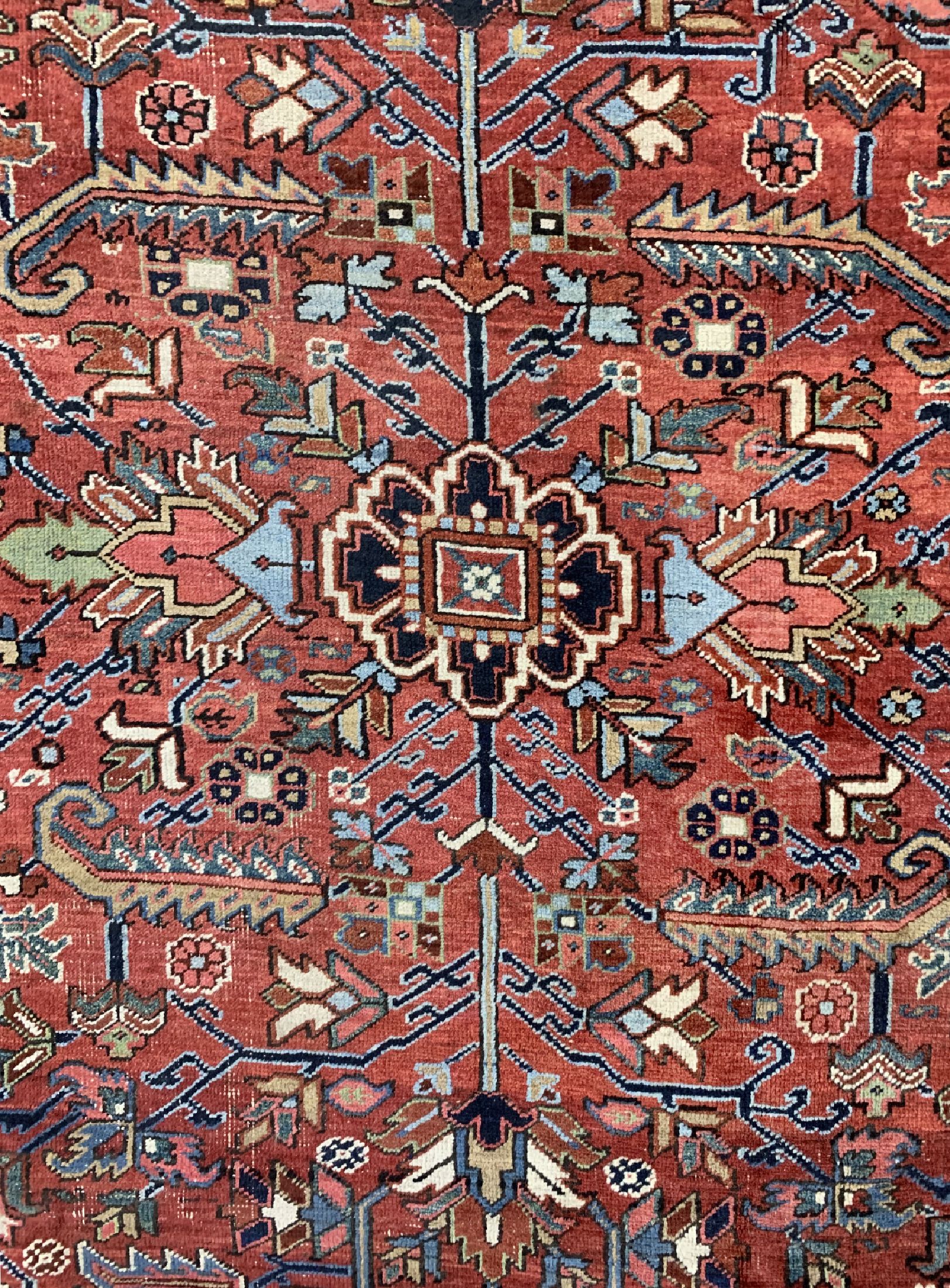 Detail c: Heriz alt, Persien, um 1950, Wolle auf Baumwolle, ca. 295 x 227 cm, EHZ: 3