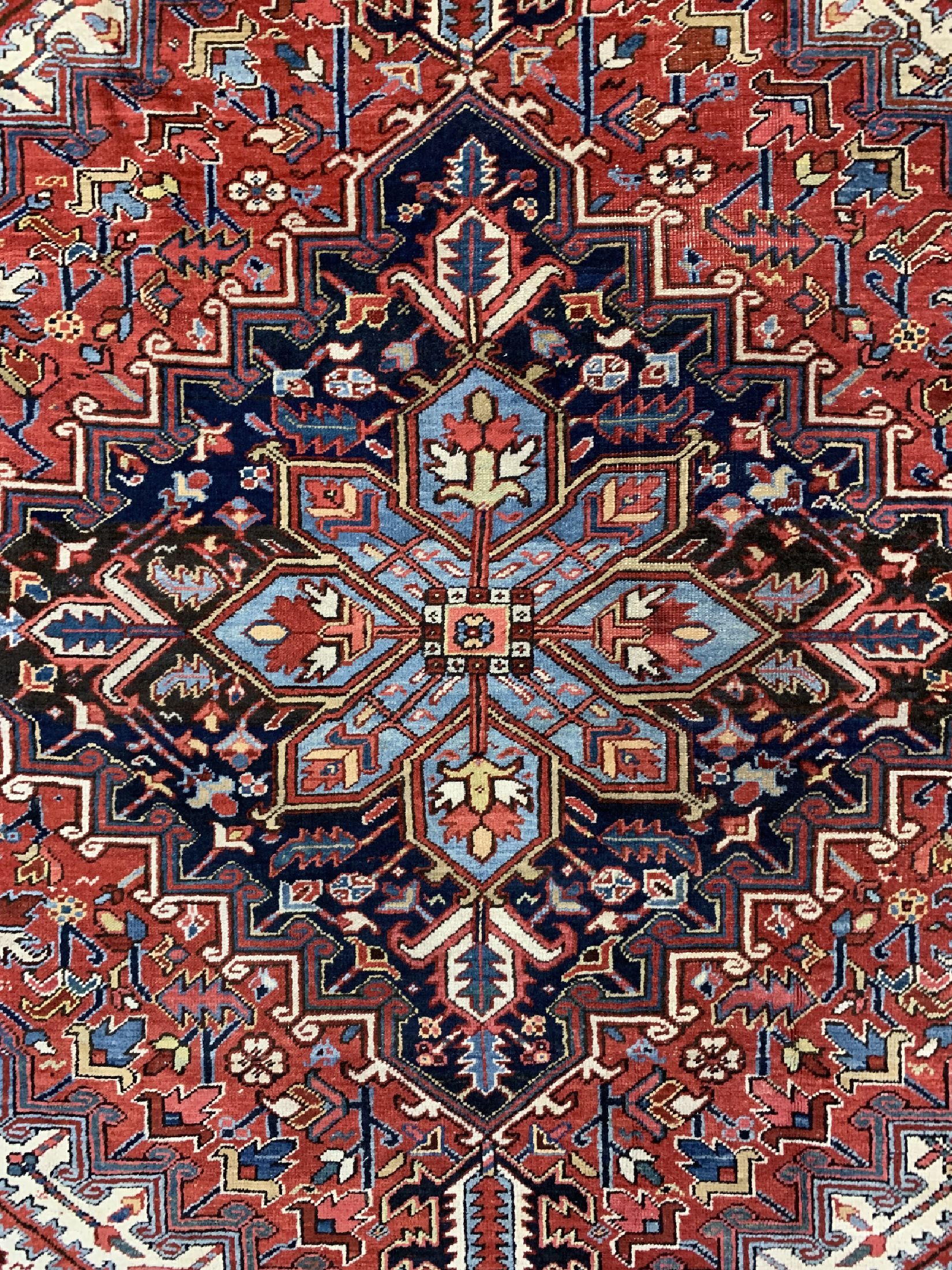 Detail c: Heriz alt, Persien, um 1930, Wolle auf Baumwolle, ca. 300 x 243 cm, EHZ: 3
