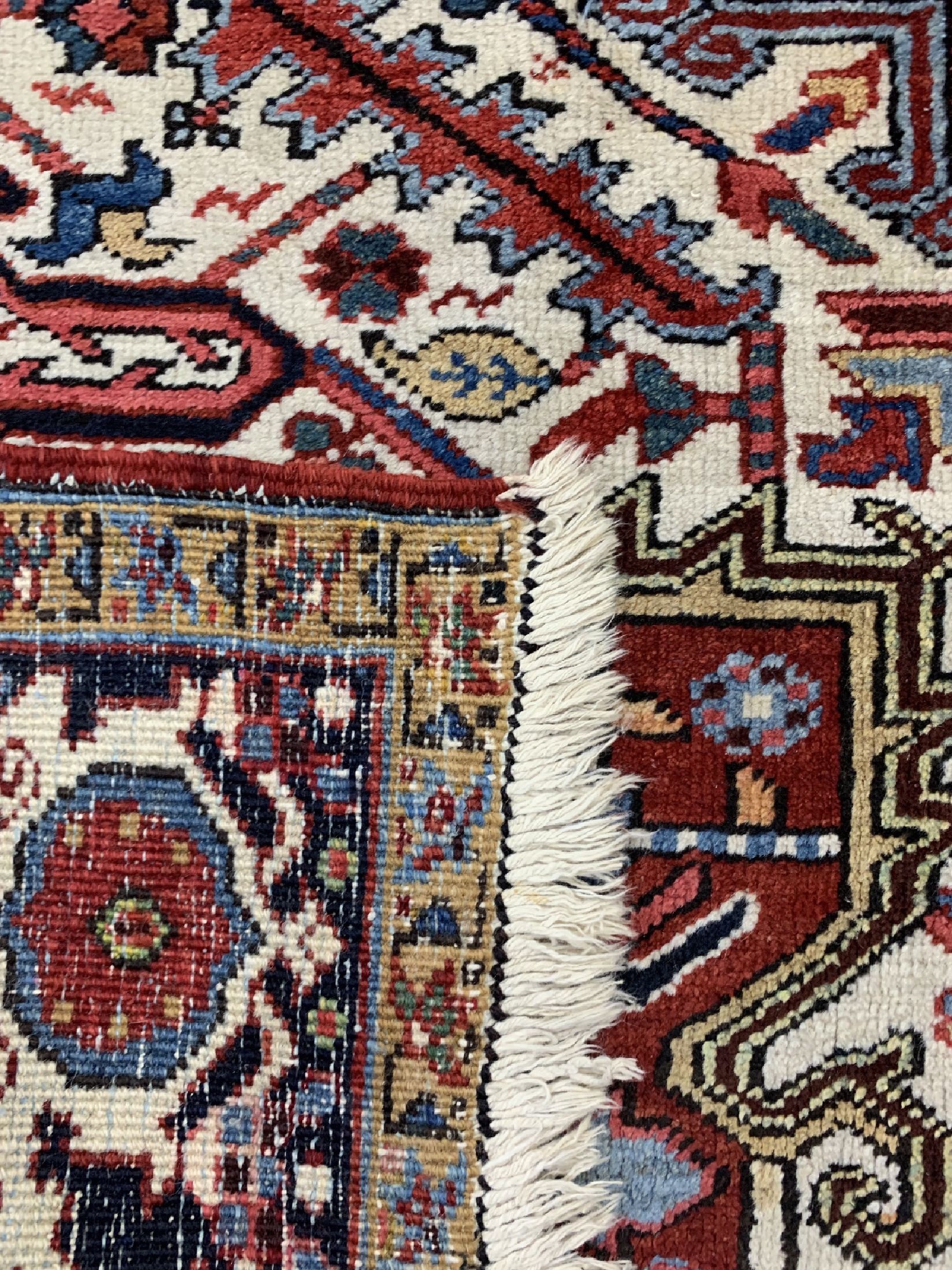 Detail e: Heriz alt, Persien, um 1930, Wolle auf Baumwolle, ca. 300 x 243 cm, EHZ: 3