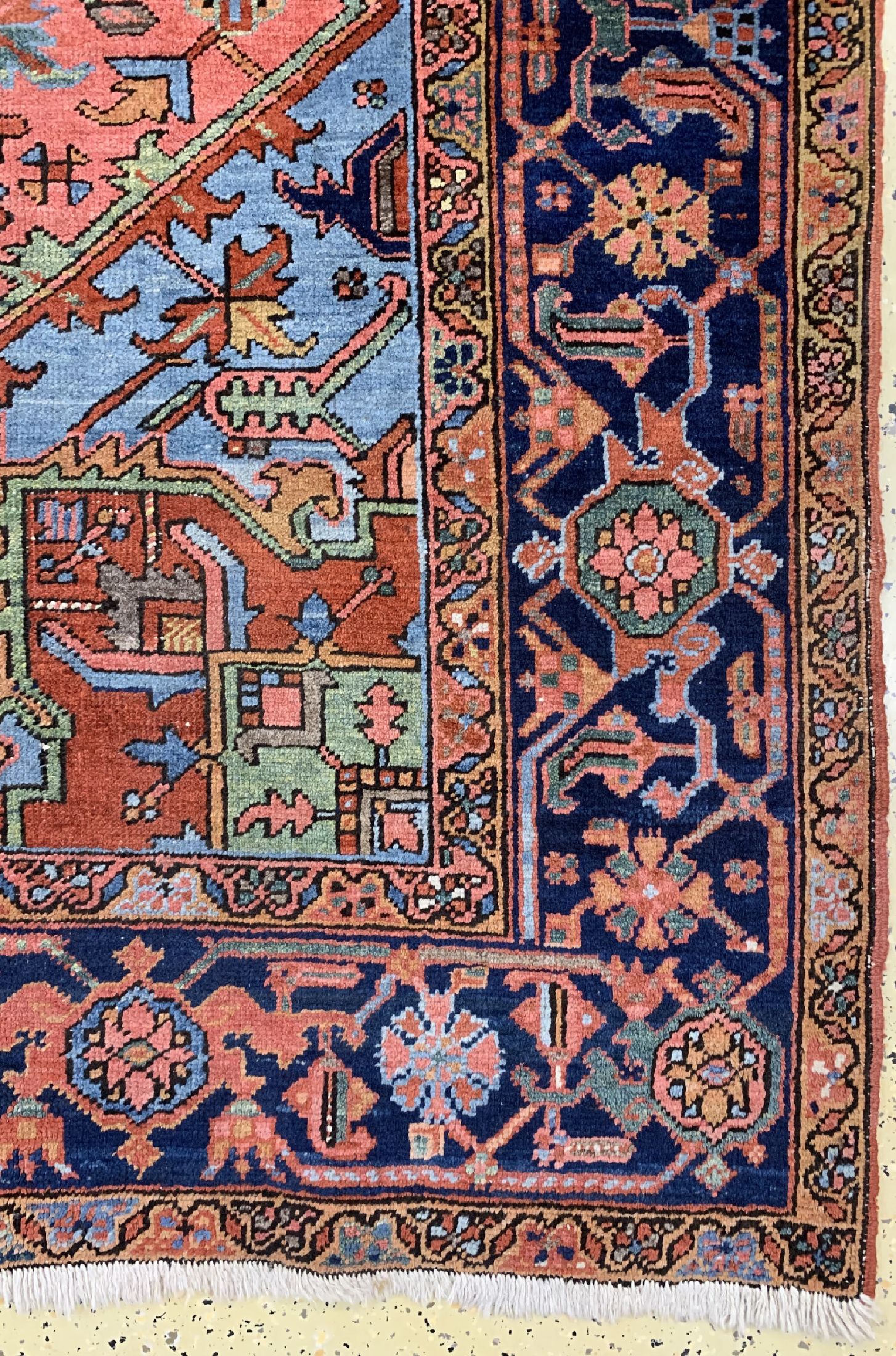 Detail a: Heriz alt, Persien, um 1940, Wolle auf Baumwolle, ca. 302 x 217 cm, EHZ: 3