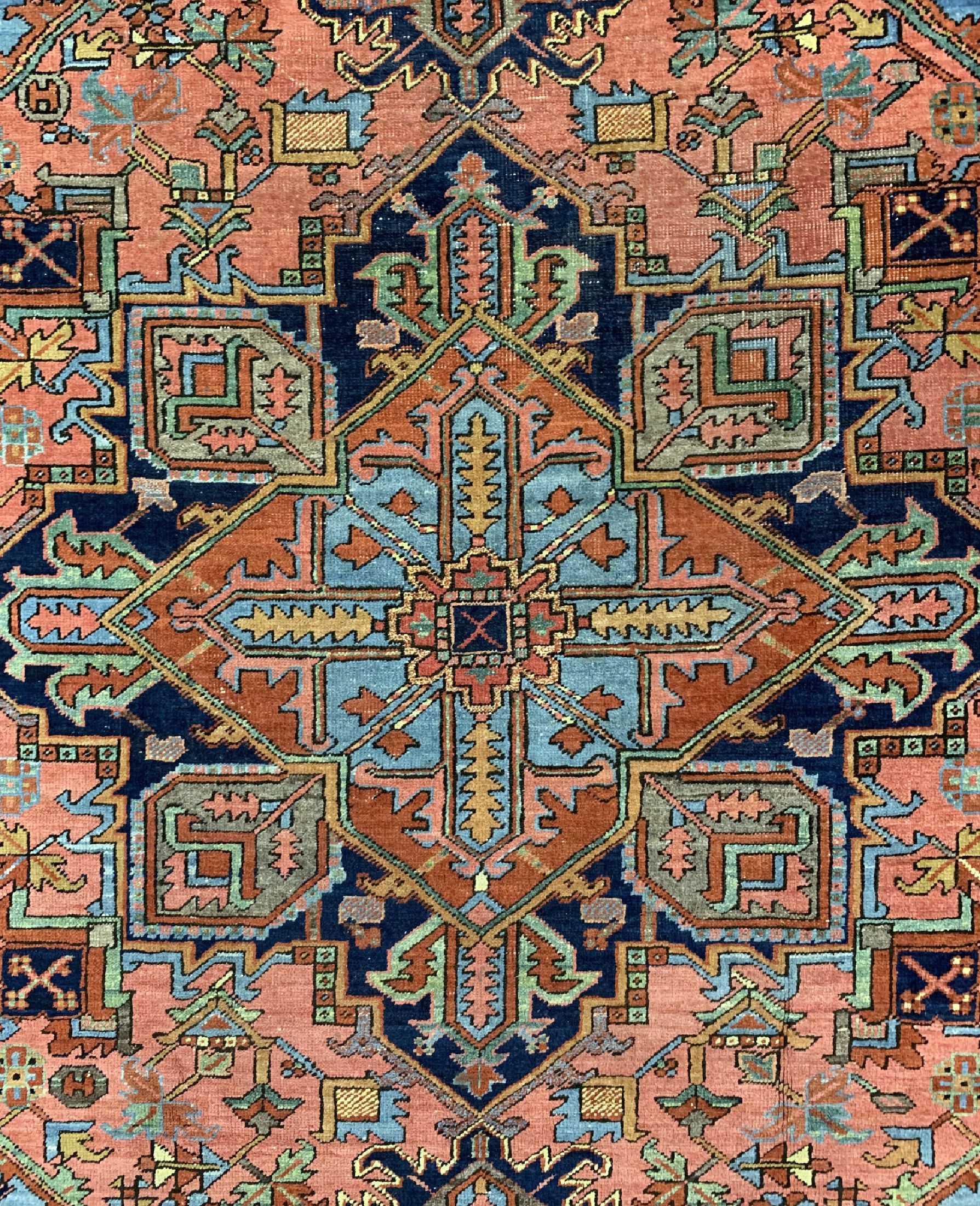 Detail c: Heriz alt, Persien, um 1940, Wolle auf Baumwolle, ca. 302 x 217 cm, EHZ: 3