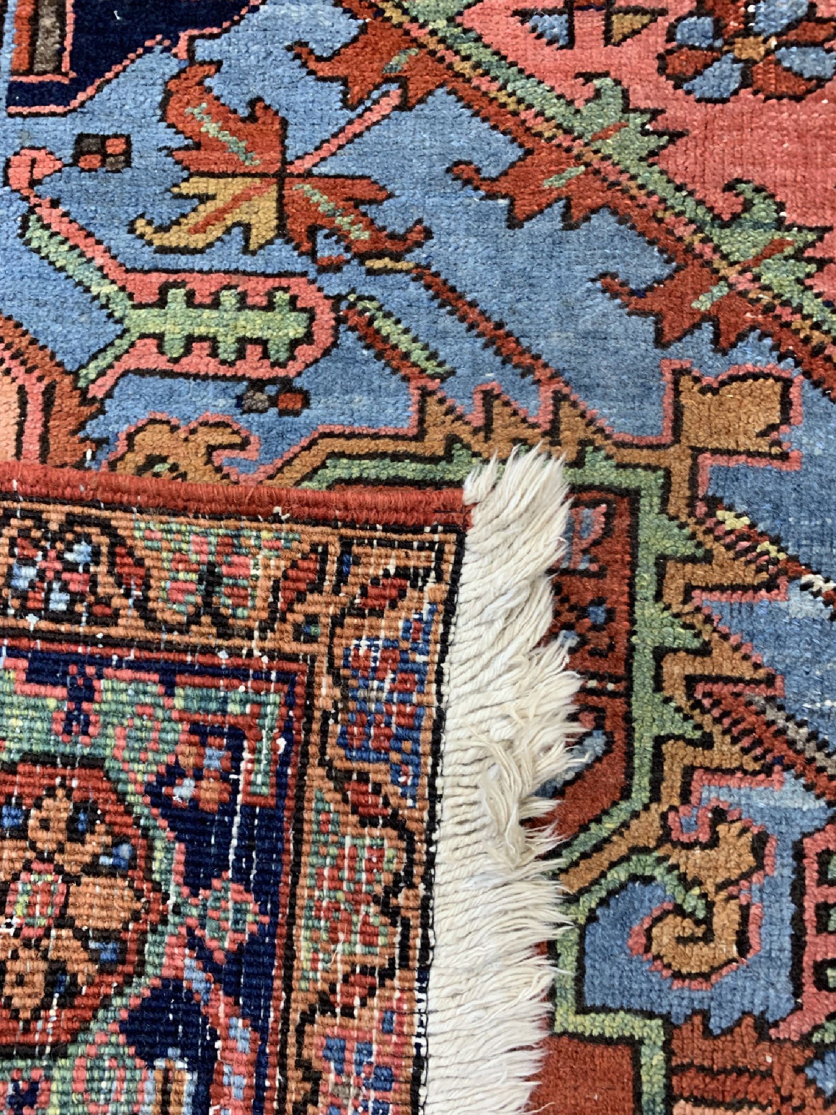 Detail e: Heriz alt, Persien, um 1940, Wolle auf Baumwolle, ca. 302 x 217 cm, EHZ: 3
