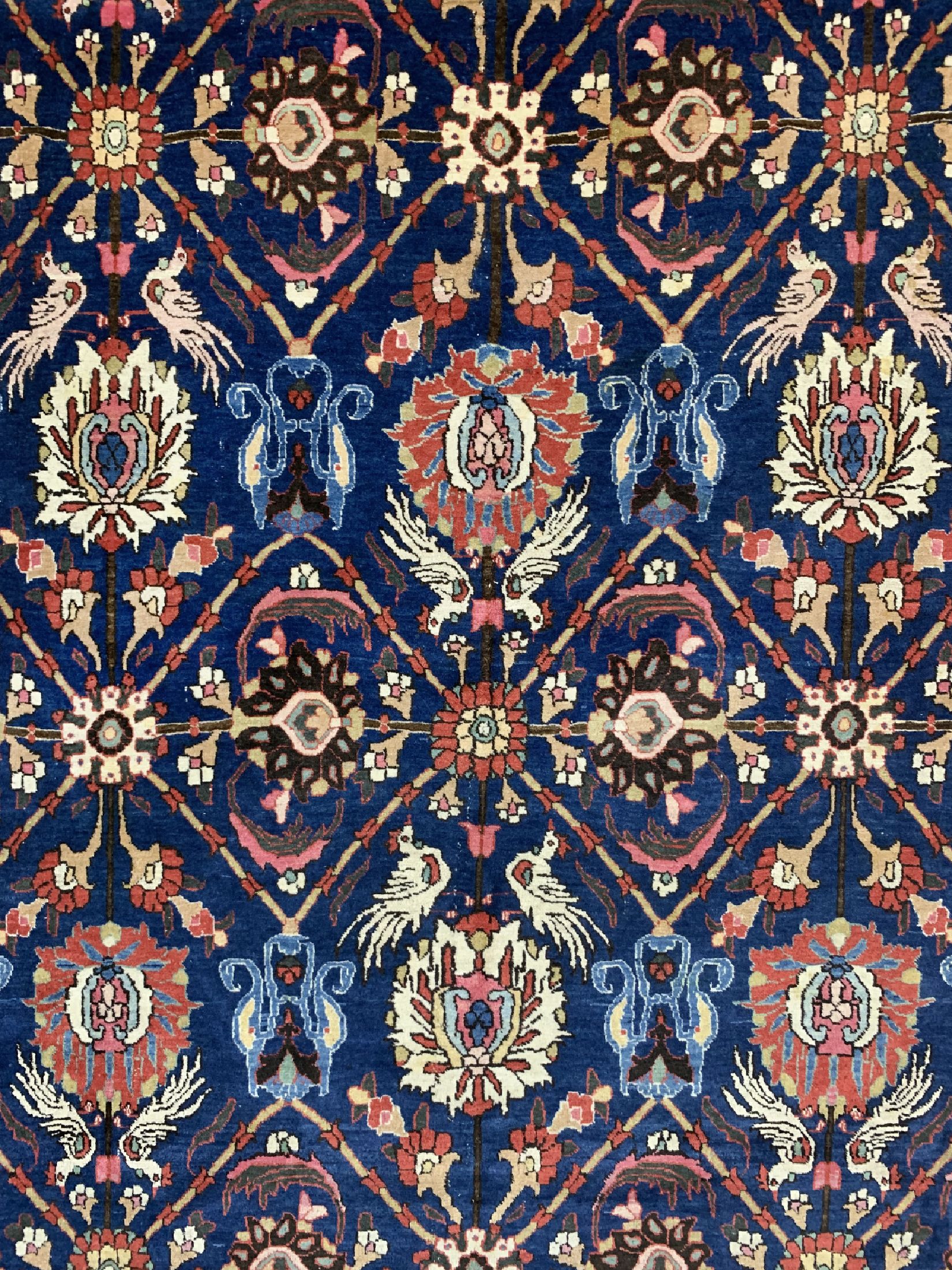 Detail c: Weramin alt, Persien, um 1930, Wolle auf Baumwolle, ca. 310 x 215 cm, EHZ: 2