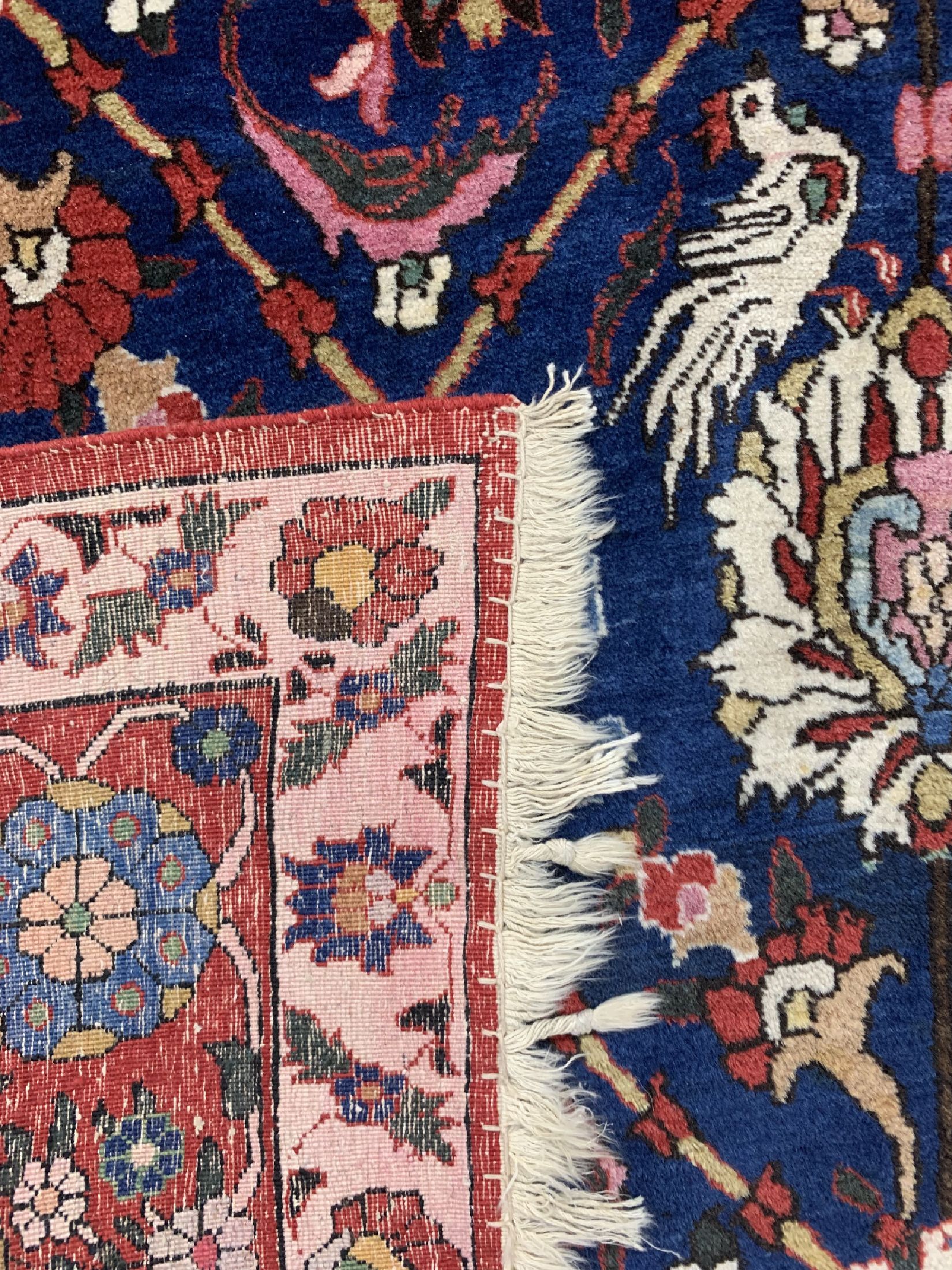 Detail e: Weramin alt, Persien, um 1930, Wolle auf Baumwolle, ca. 310 x 215 cm, EHZ: 2