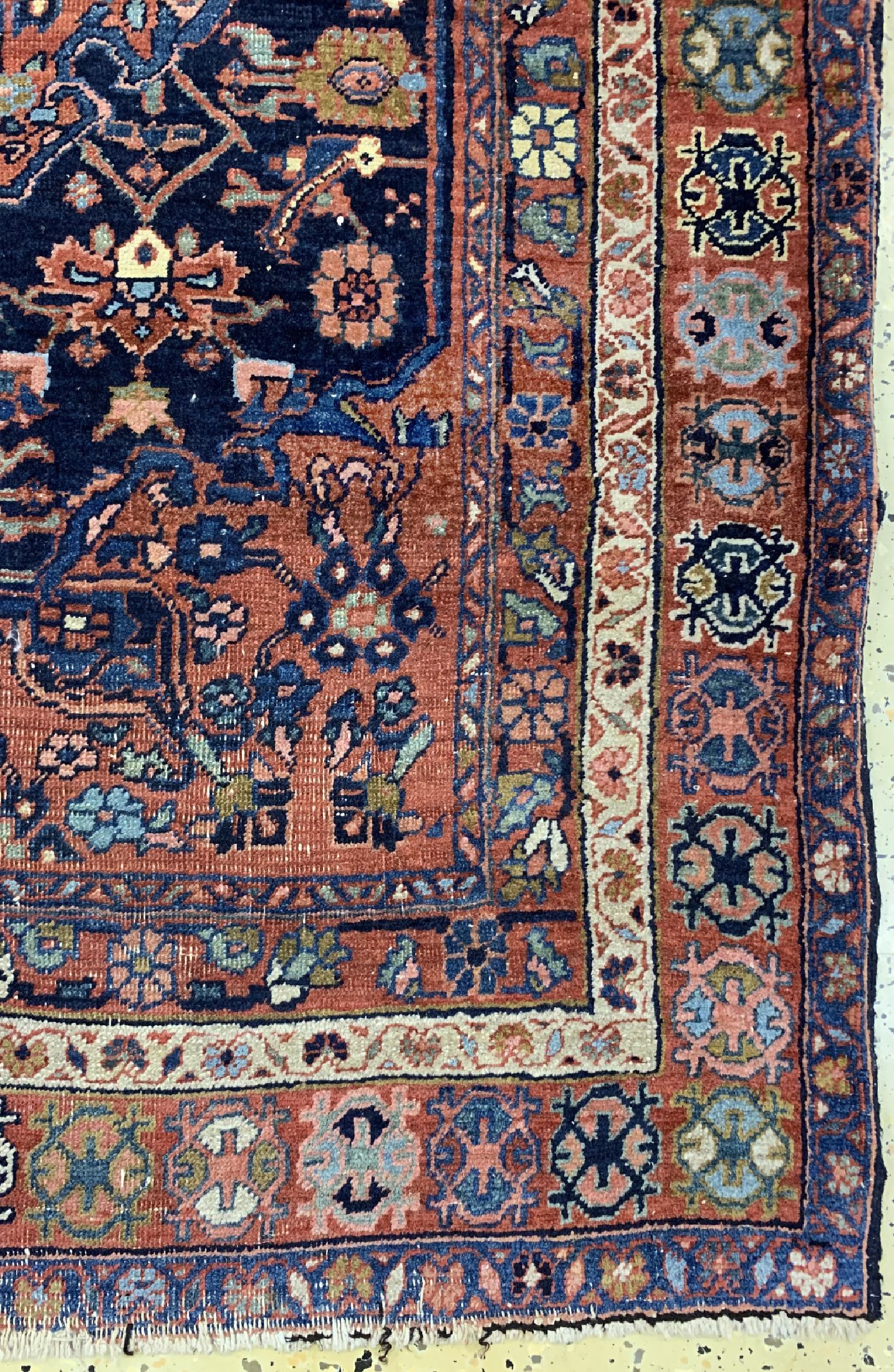 Detail a: Antiker Heriz, Persien, um 1900, Wolle auf Baumwolle, ca. 182 x 150 cm, EHZ: 4