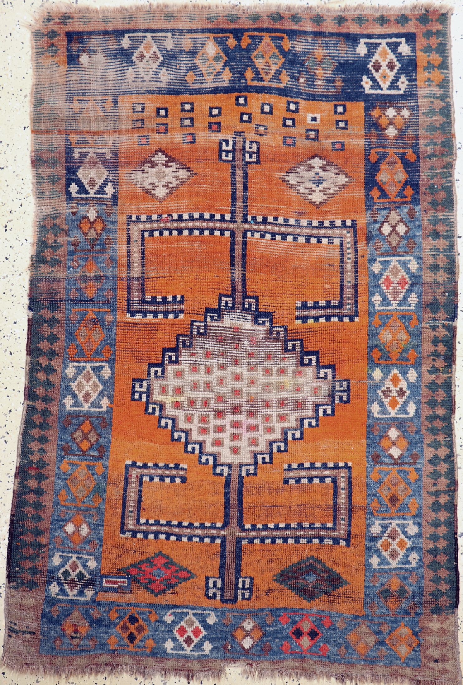 Antiker Louri Gabbeh, Persien, 19.Jhd, Wolle auf Wolle, ca. 170 x 117 cm, EHZ: 4