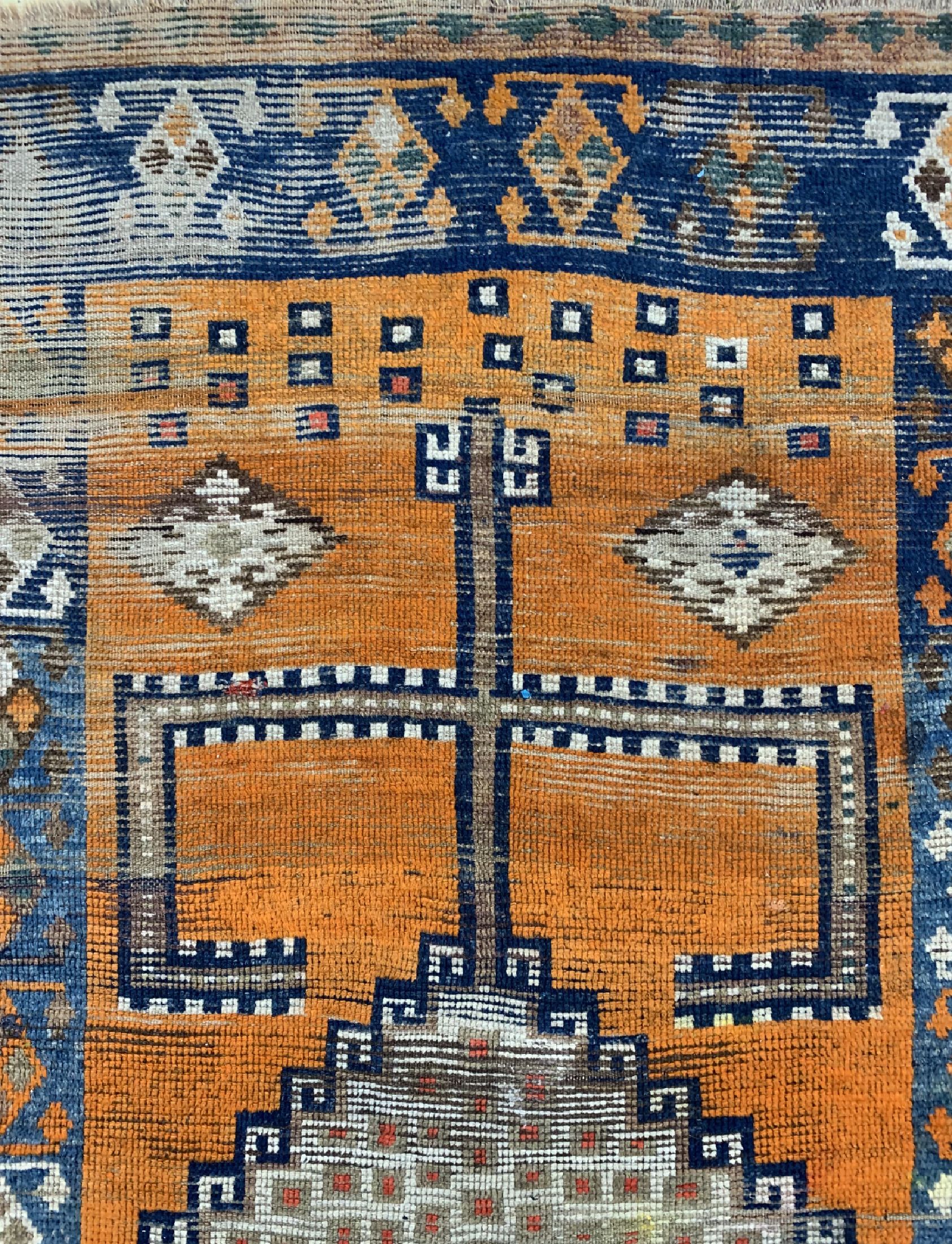 Detail c: Antiker Louri Gabbeh, Persien, 19.Jhd, Wolle auf Wolle, ca. 170 x 117 cm, EHZ: 4
