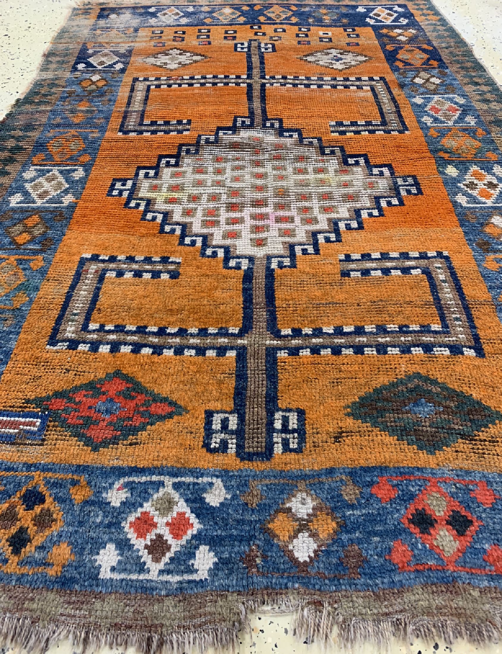 Detail d: Antiker Louri Gabbeh, Persien, 19.Jhd, Wolle auf Wolle, ca. 170 x 117 cm, EHZ: 4