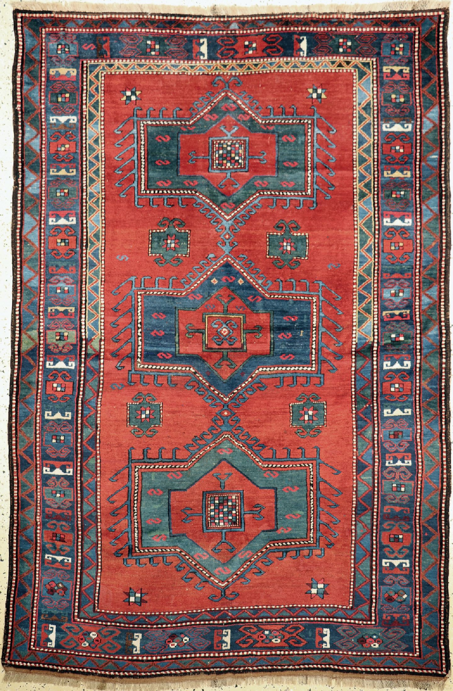 Armenischer Kazak, Kaukasus, um 1900, Wolleauf Wolle, ca. 240 x 160 cm, EHZ: 2