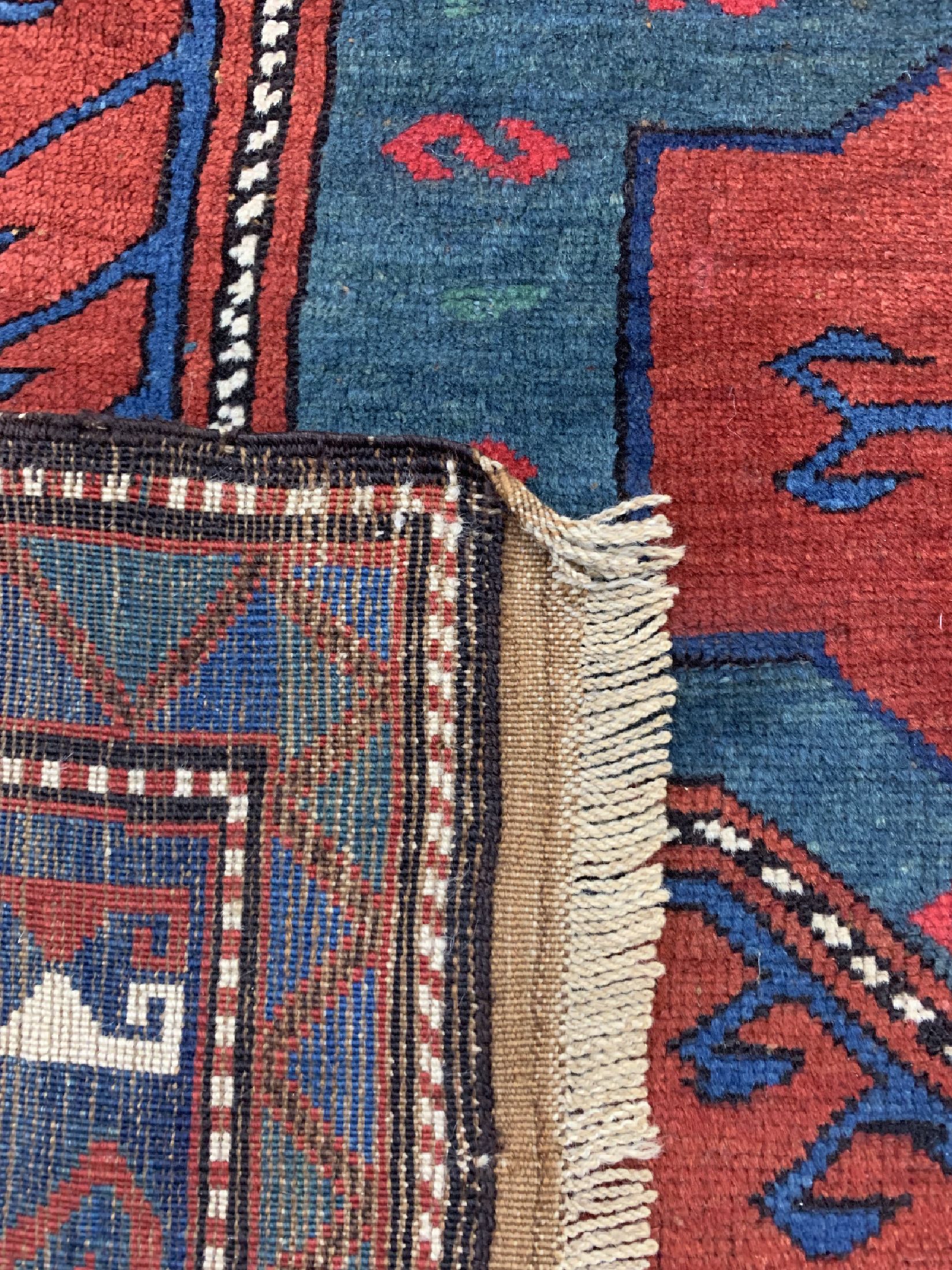 Detail d: Armenischer Kazak, Kaukasus, um 1900, Wolleauf Wolle, ca. 240 x 160 cm, EHZ: 2