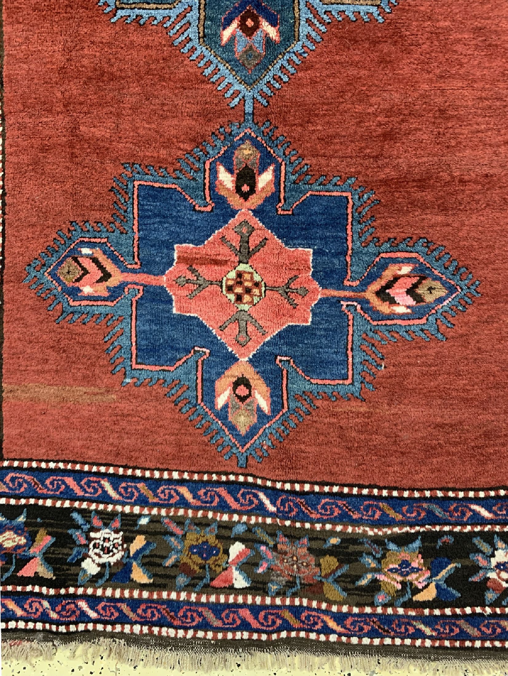 Detail b: Armenischer Kazak, Kaukasus, datiert 1927 , Wolle auf Wolle, ca. 255 x 150 cm, EHZ: 2