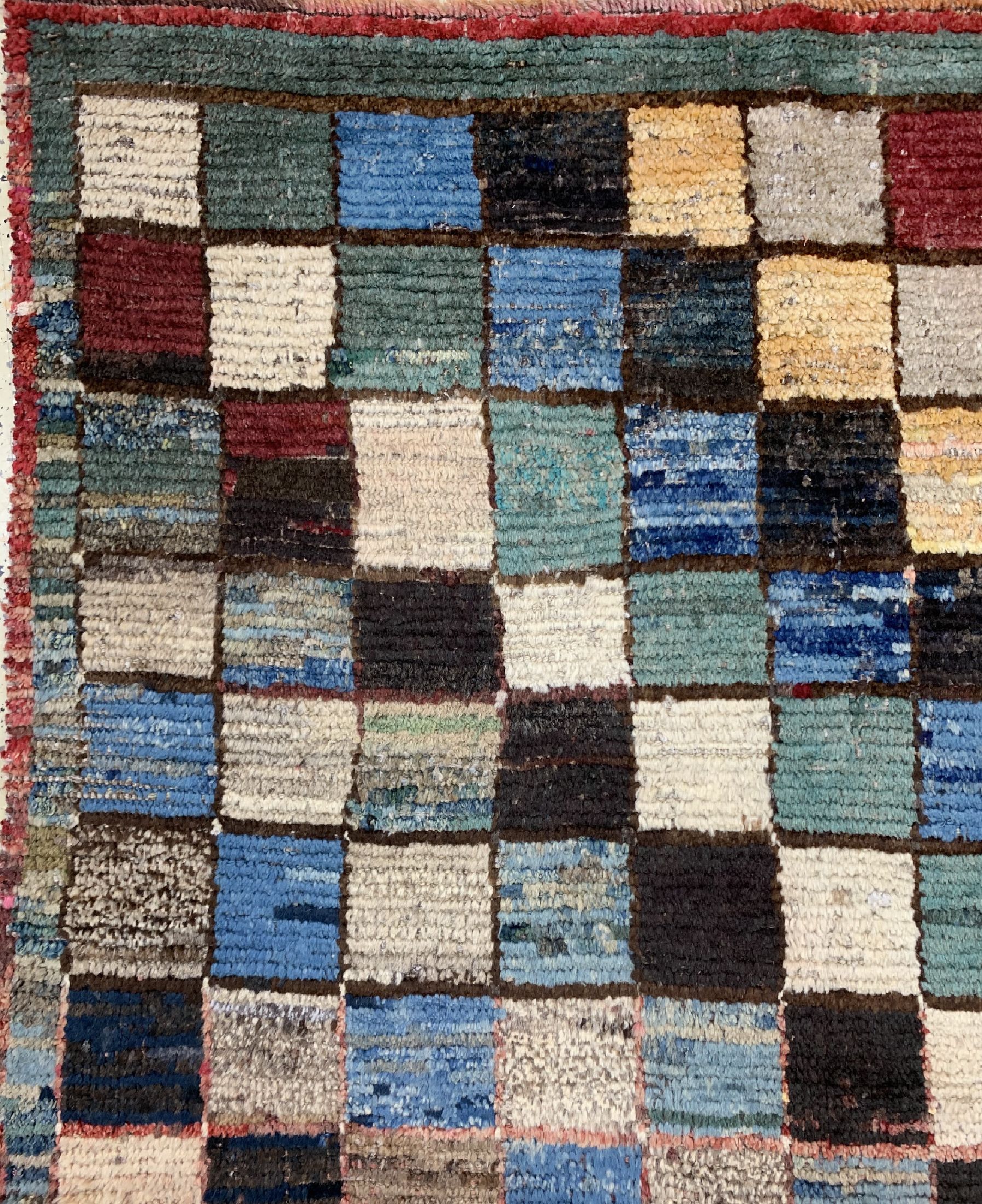 Detail c: Antiker Gabbeh, Persien, um 1900, Wolle aufWolle, ca. 170 x 126 cm, EHZ: 2-3