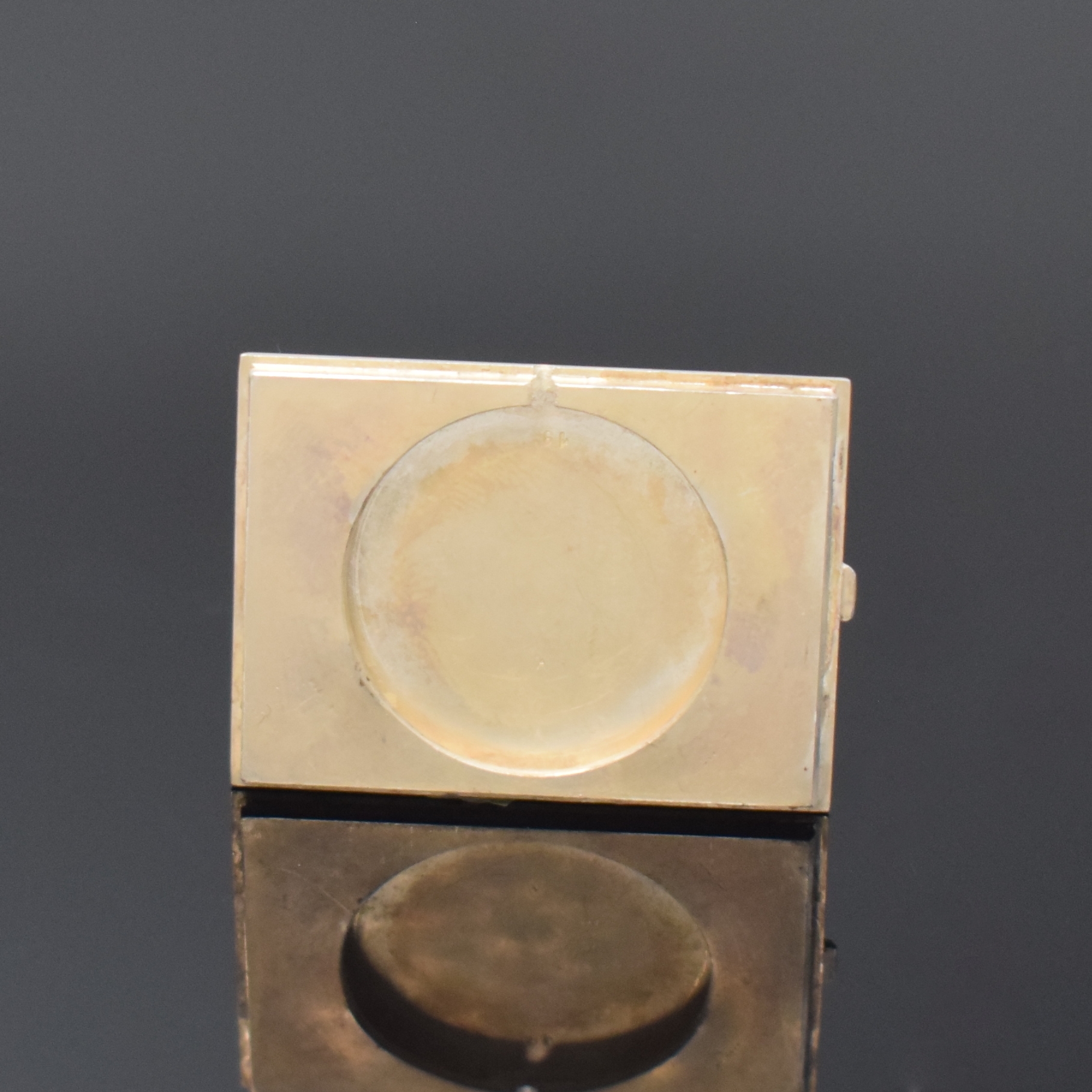 Detail d: ALEXIS BARTHELAY ausgefallene Spangenuhr der 1970er Jahre in Silber, Frankreich/Schweiz um 1975, Handaufzug, großes, quer-rechteckiges Pult-Geh. am ...
