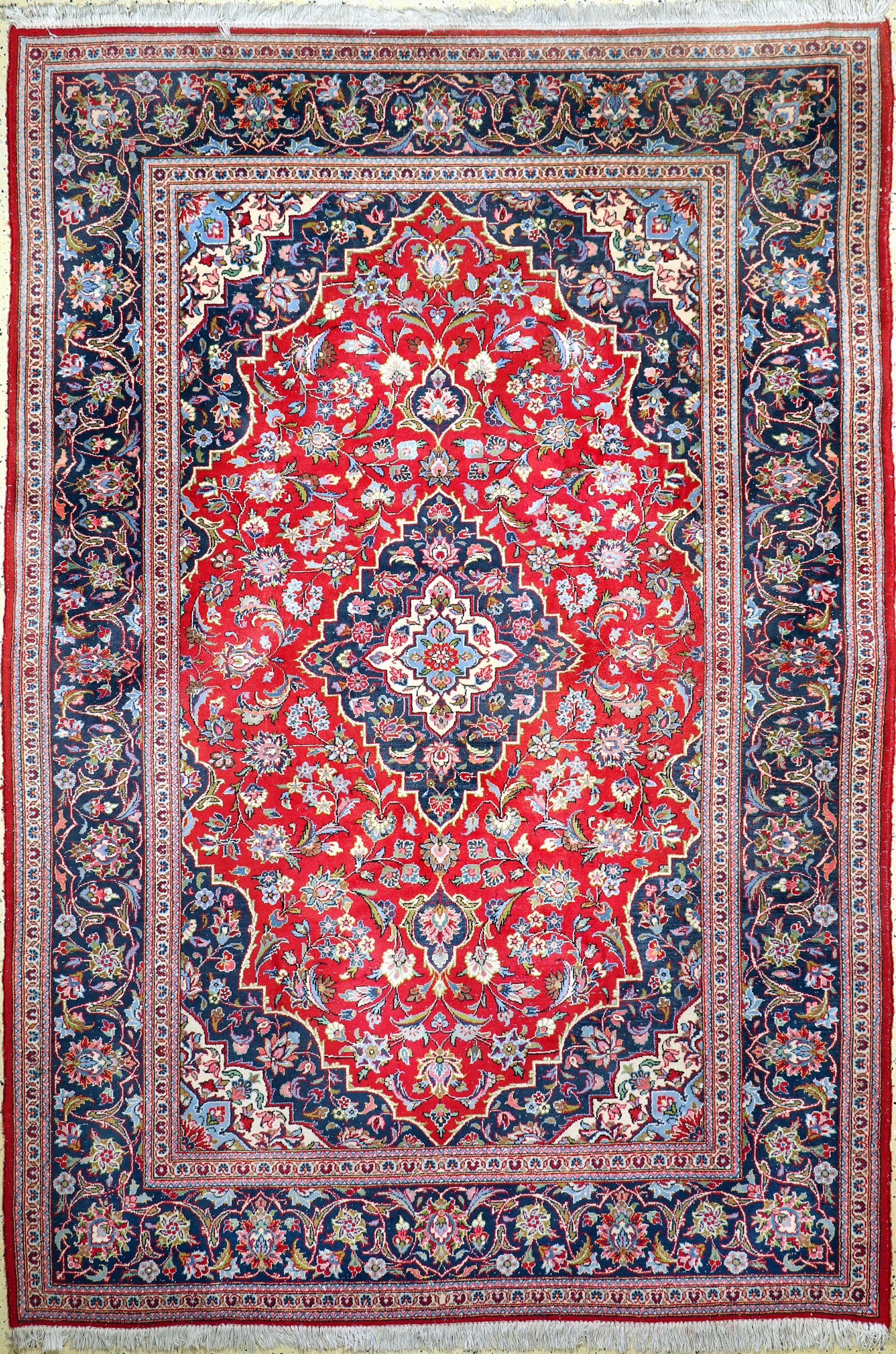Keschan, Persien, ca. 50 Jahre, Wolle auf Baumwolle, ca. 296 x 204 cm, EHZ: 2
