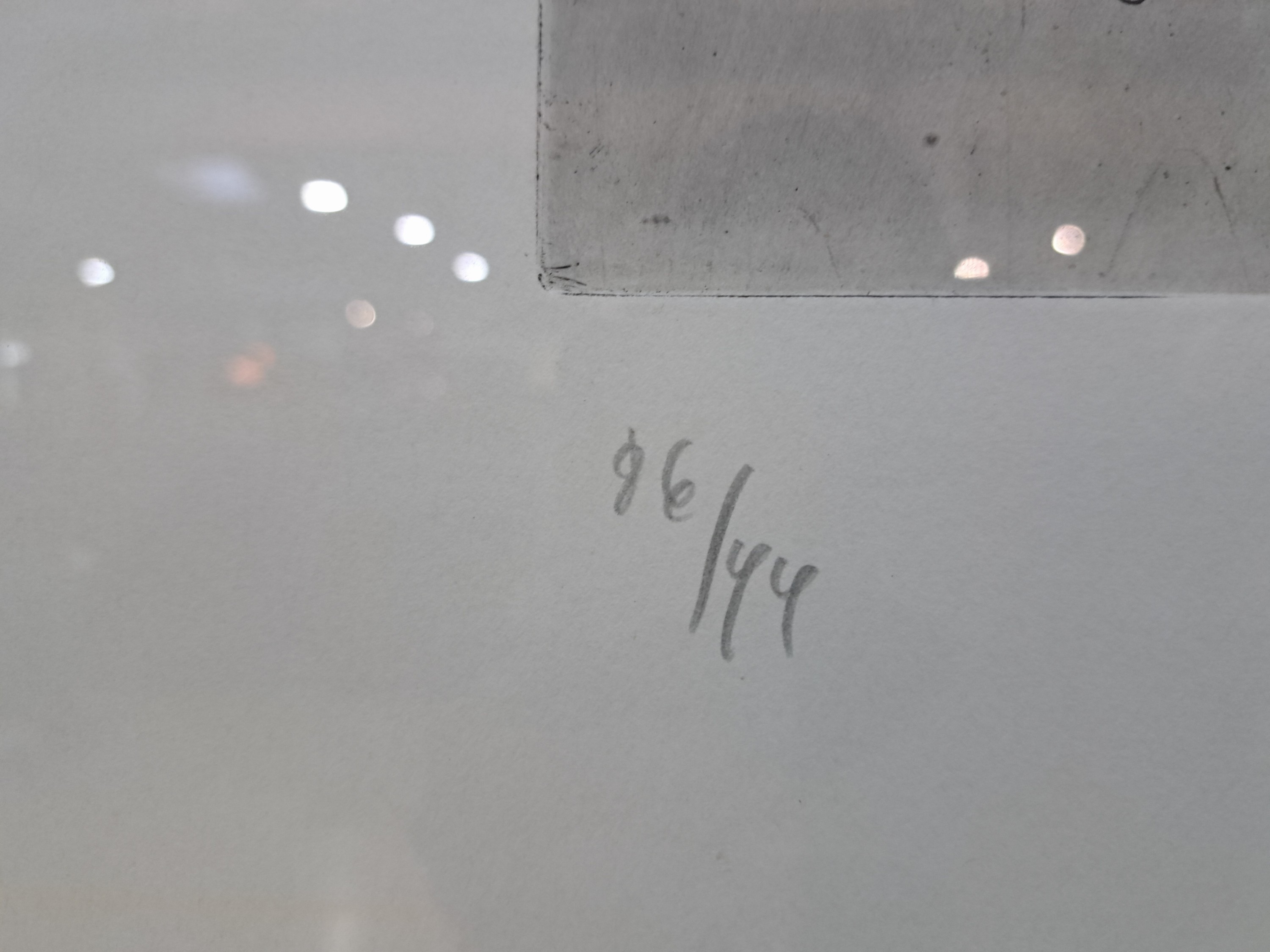 Detail b: Alfred Hrdlicka, 1928-2009, Radierung, num. 86/99, handsign. und dat. 64, ca, 30x35cm, u.Gl., R. ca. 50x65cm
