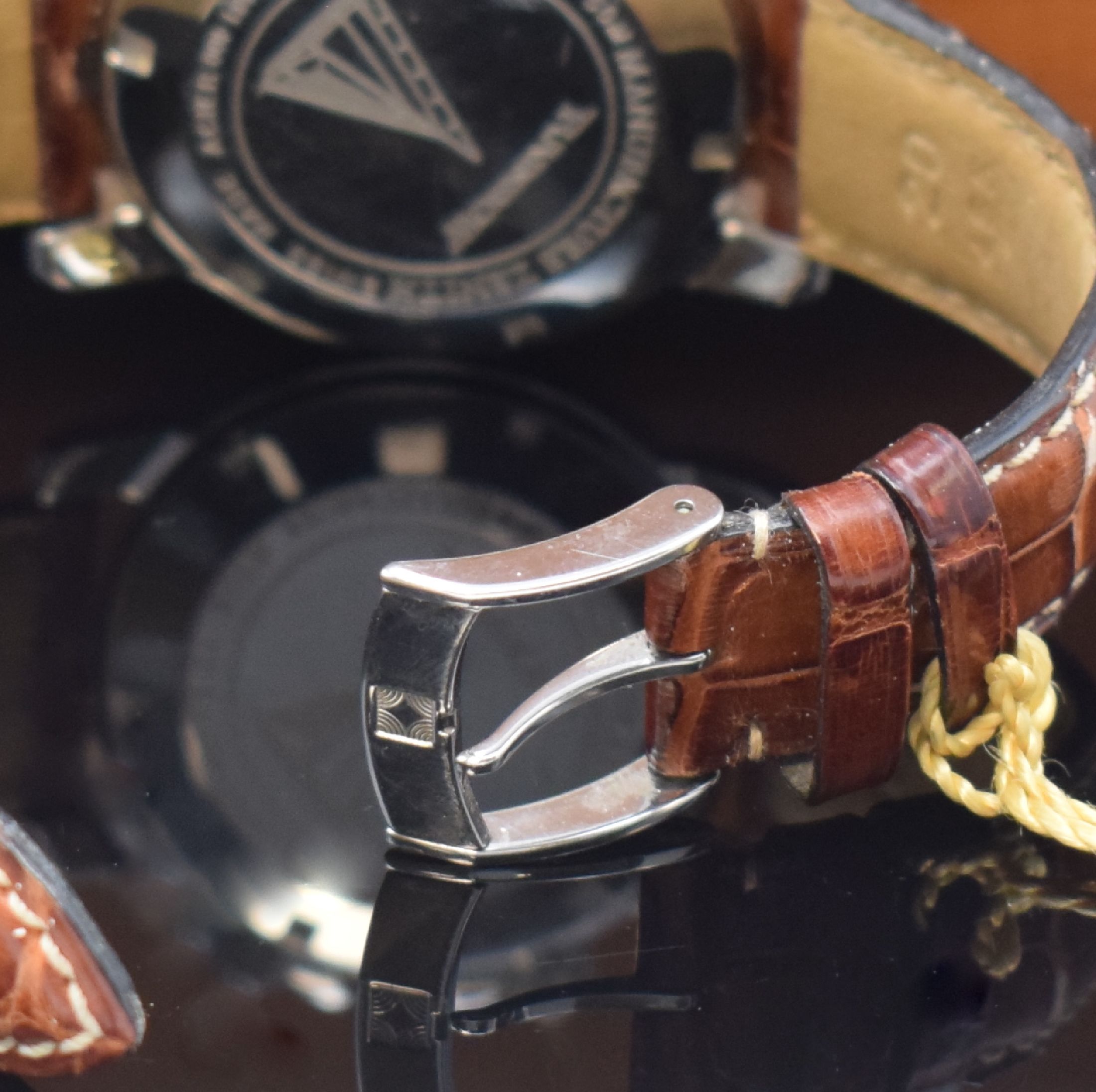 Detail b: ZENITH El Primero Rainbow SchaltradchronographReferenz 01/02.0461.400, Automatik, Edelstahlgeh. inkl. orig. Lederband m. orig. Dornschl., Boden, ...
