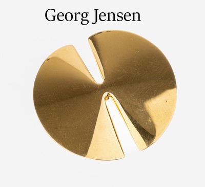 Image 26748752 - 18 kt gold GEORG JENSEN brooch