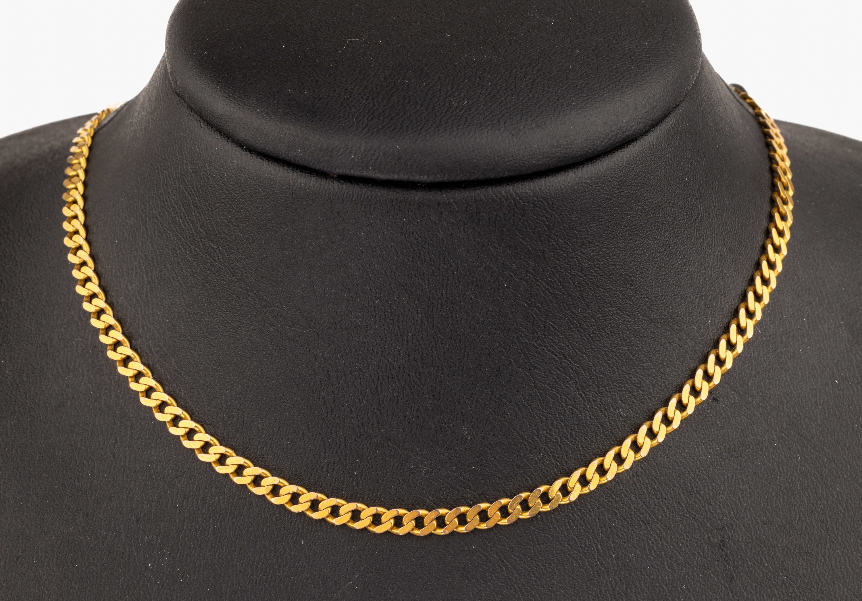 8 kt Gold Collier, GG 333/000, L. ca. 51 cm, Karabinerschließe, ca. 10.1 g
