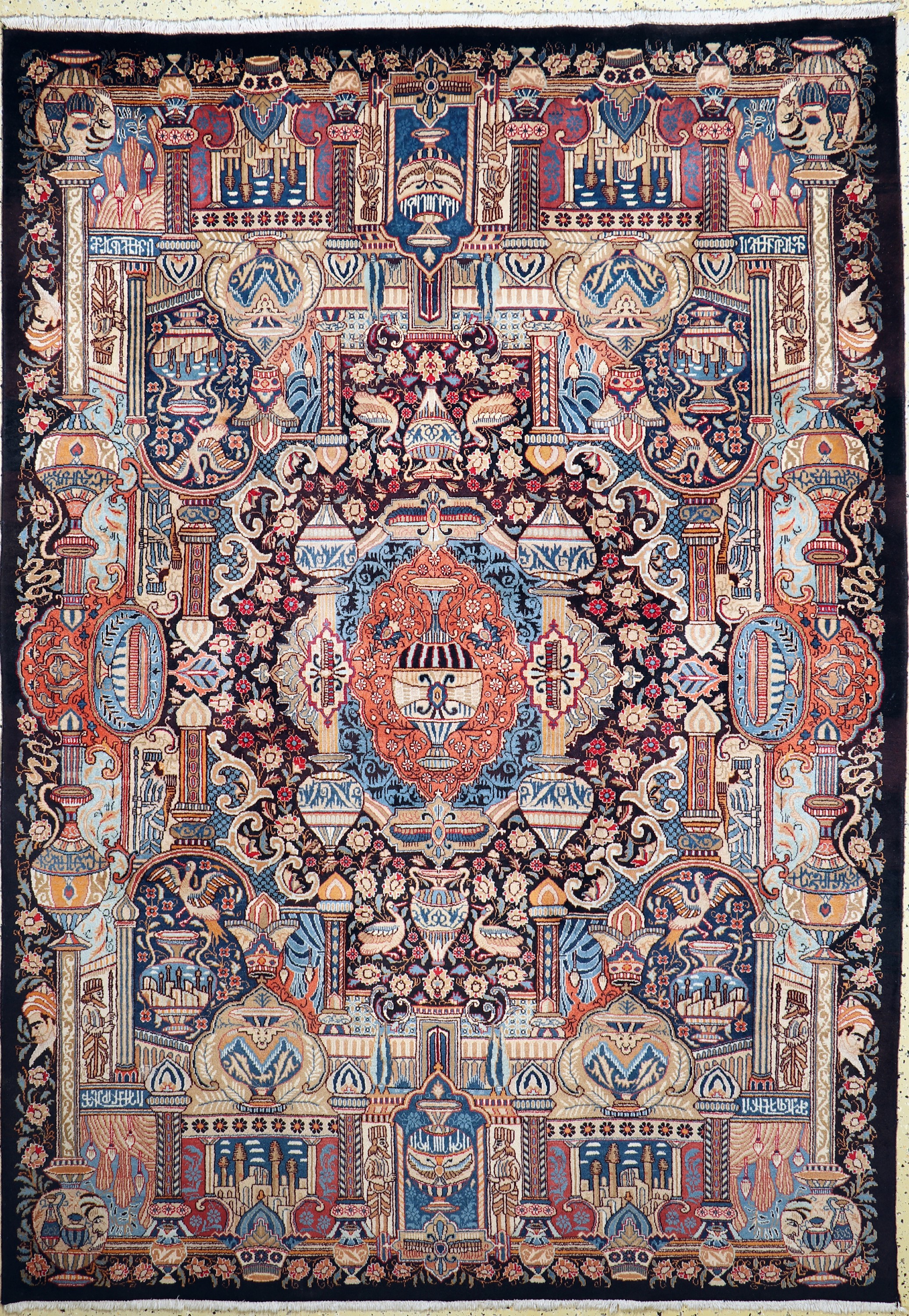 Kashmar, Persien, ca. 50 Jahre, Wolle auf Baumwolle, ca. 285 x 200 cm, EHZ: 2