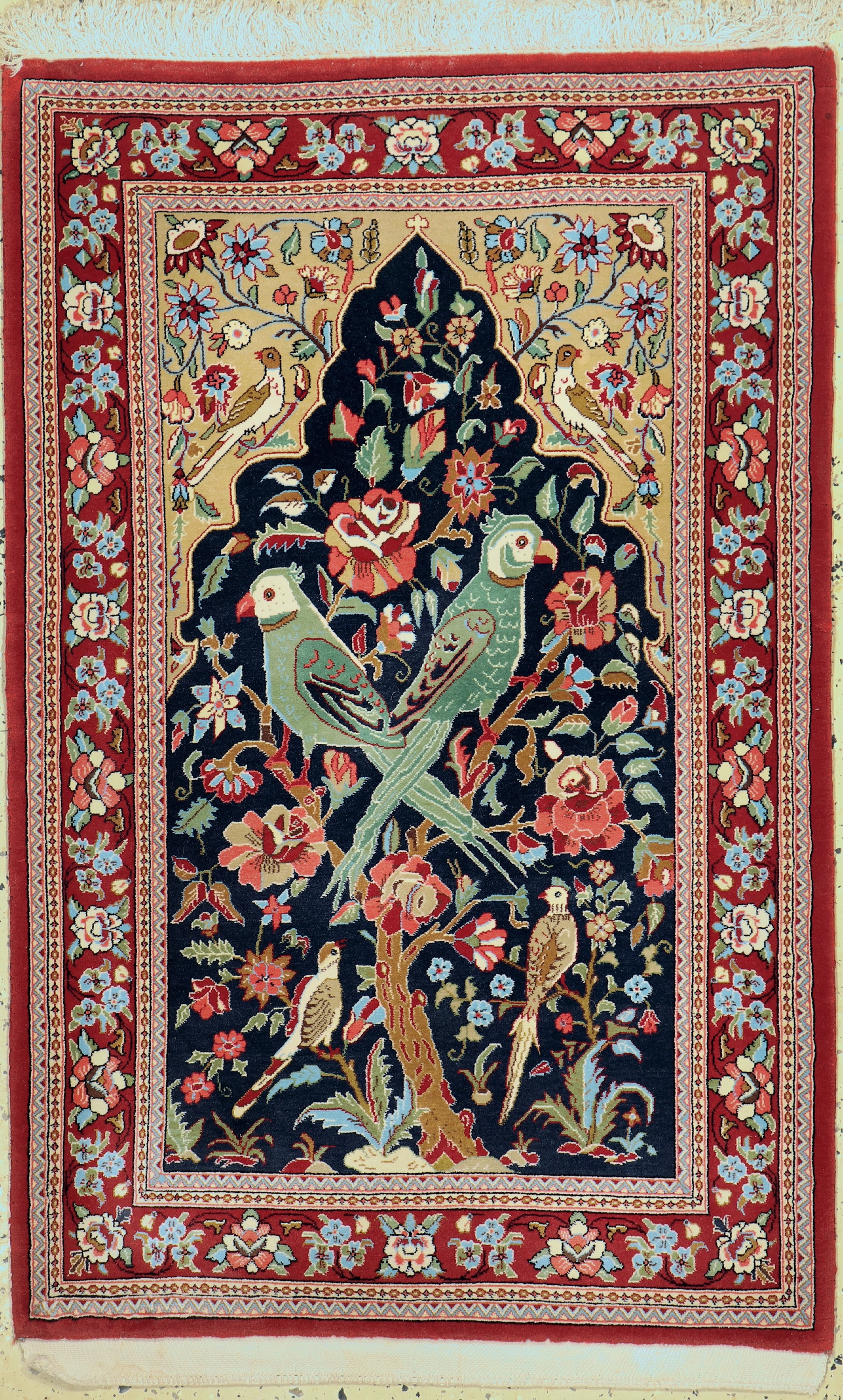 Ghom fein, Persien, ca. 50 Jahre, Korkwolle, ca. 125 x 81 cm, EHZ: 2