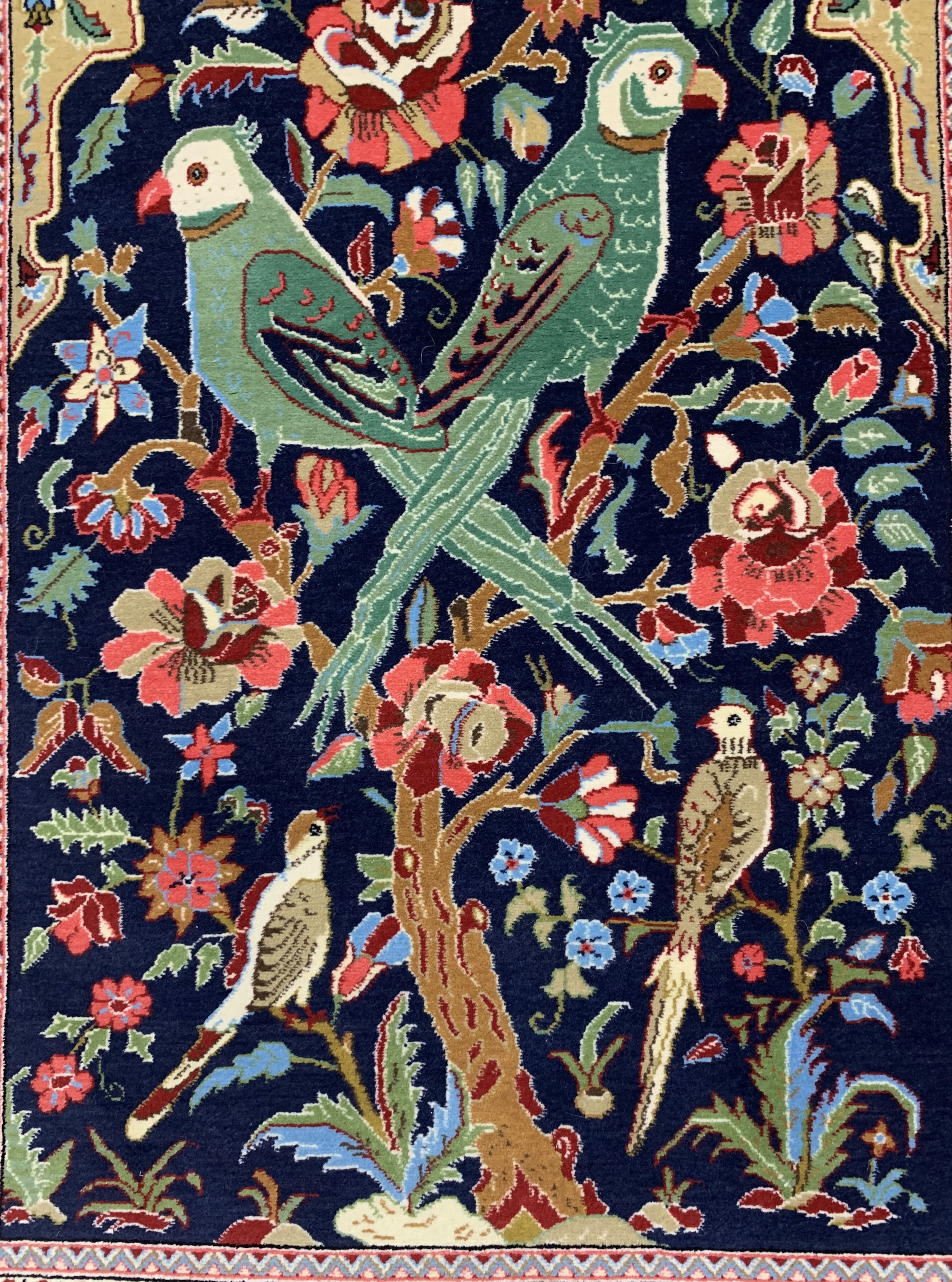 Detail a: Ghom fein, Persien, ca. 50 Jahre, Korkwolle, ca. 125 x 81 cm, EHZ: 2