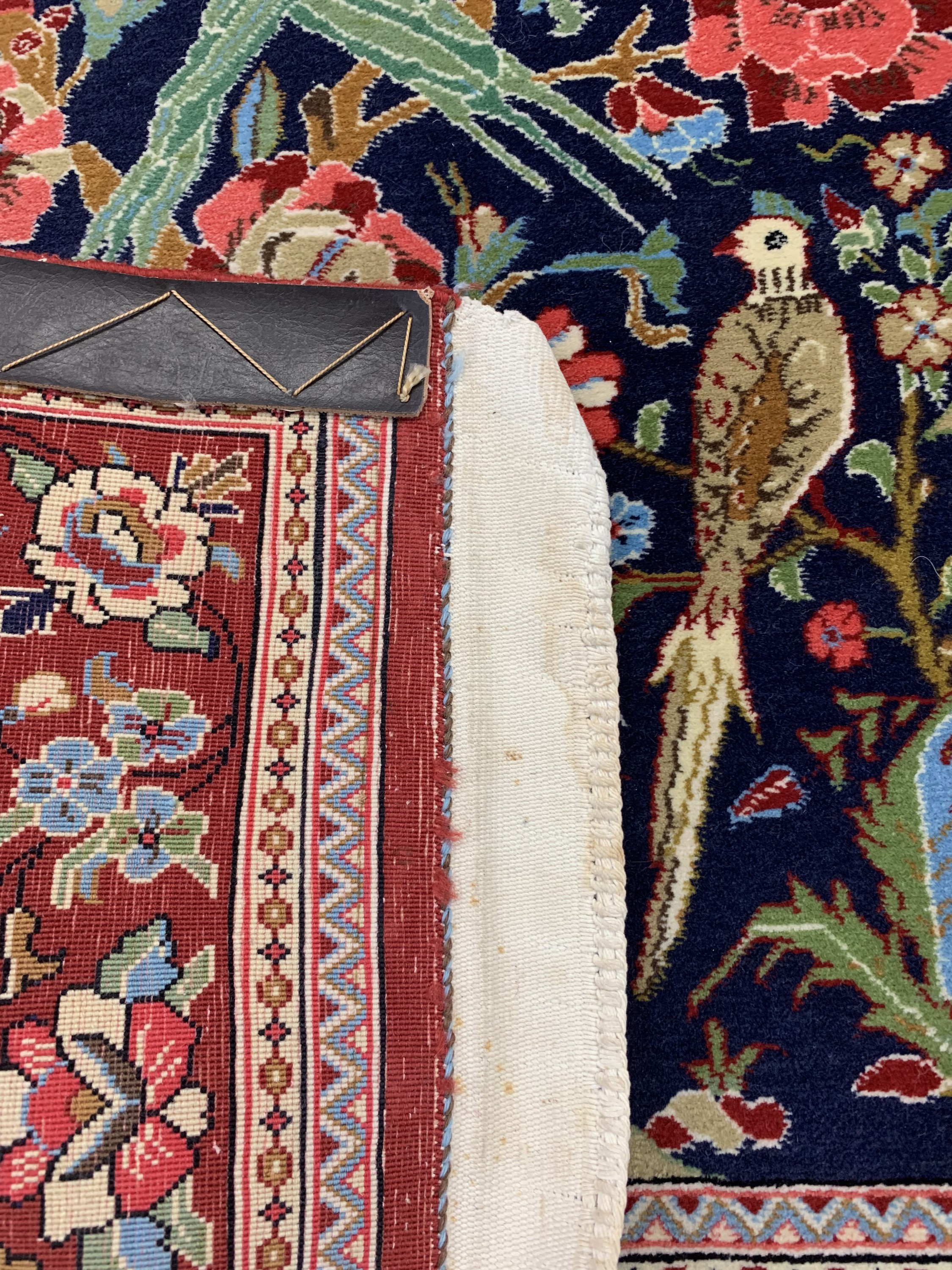 Detail d: Ghom fein, Persien, ca. 50 Jahre, Korkwolle, ca. 125 x 81 cm, EHZ: 2