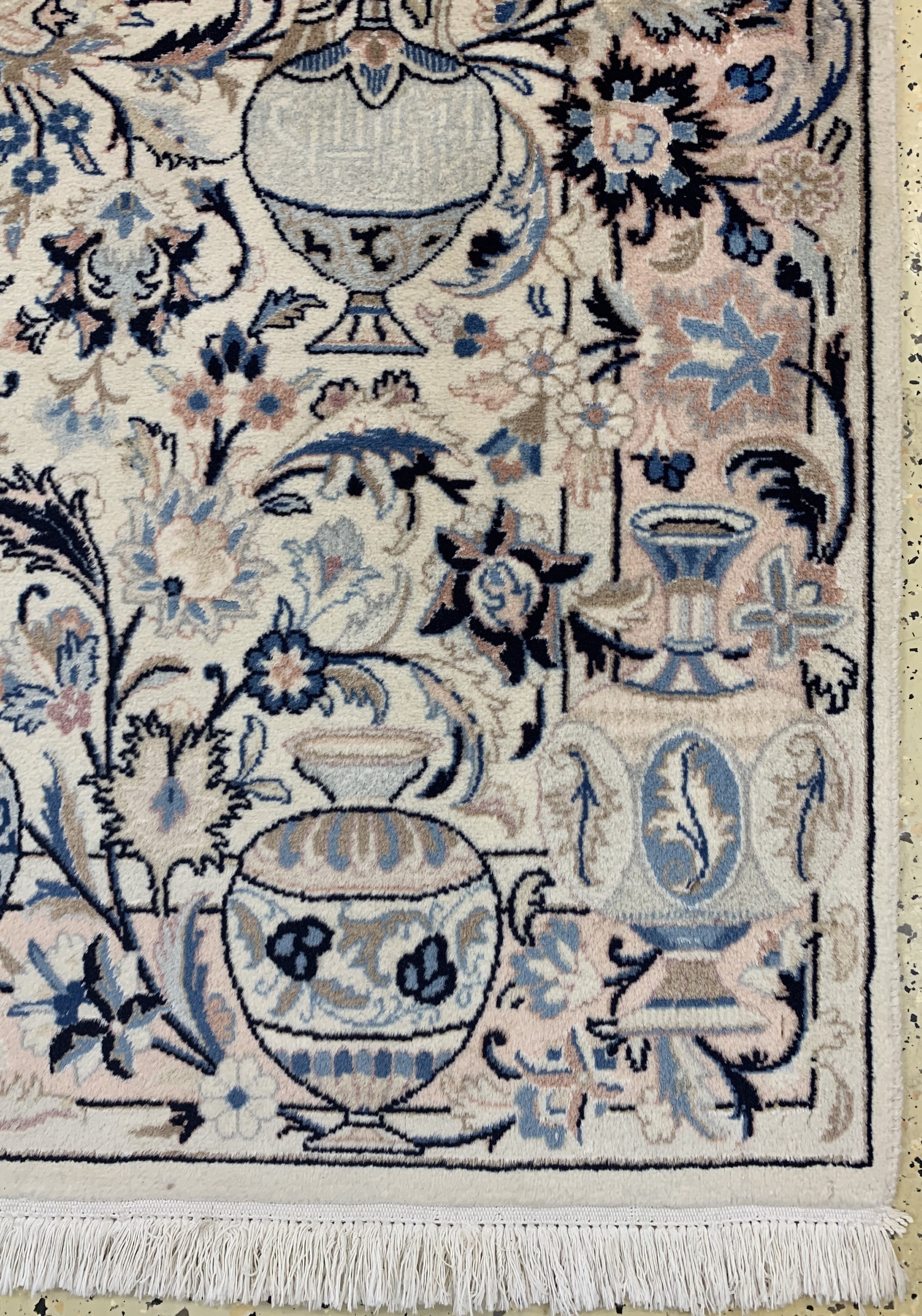 Detail a: Kashmar, Persien, ca. 40 Jahre, Wolle auf Baumwolle, ca. 152 x 102 cm, EHZ: 2