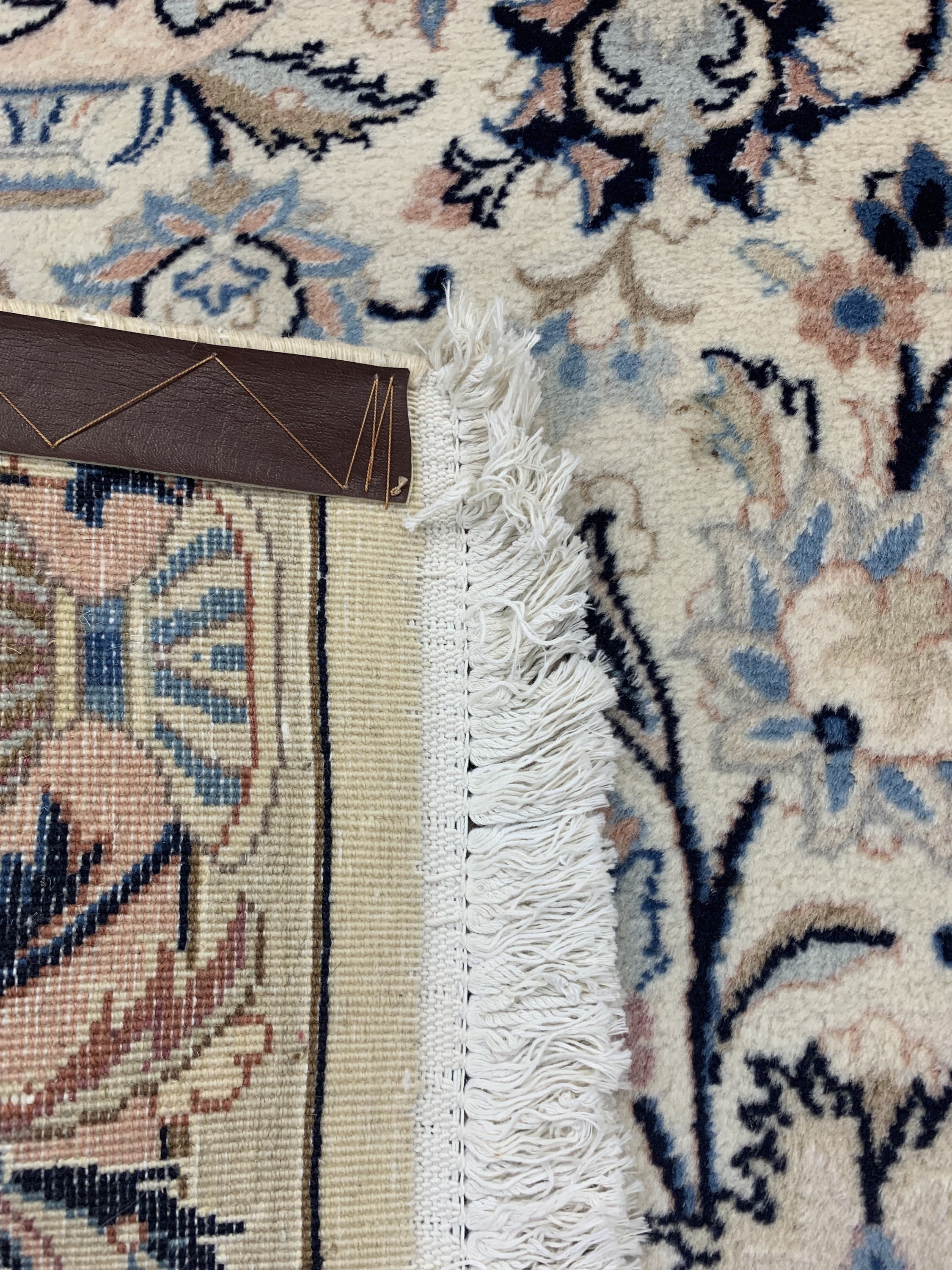 Detail e: Kashmar, Persien, ca. 40 Jahre, Wolle auf Baumwolle, ca. 152 x 102 cm, EHZ: 2