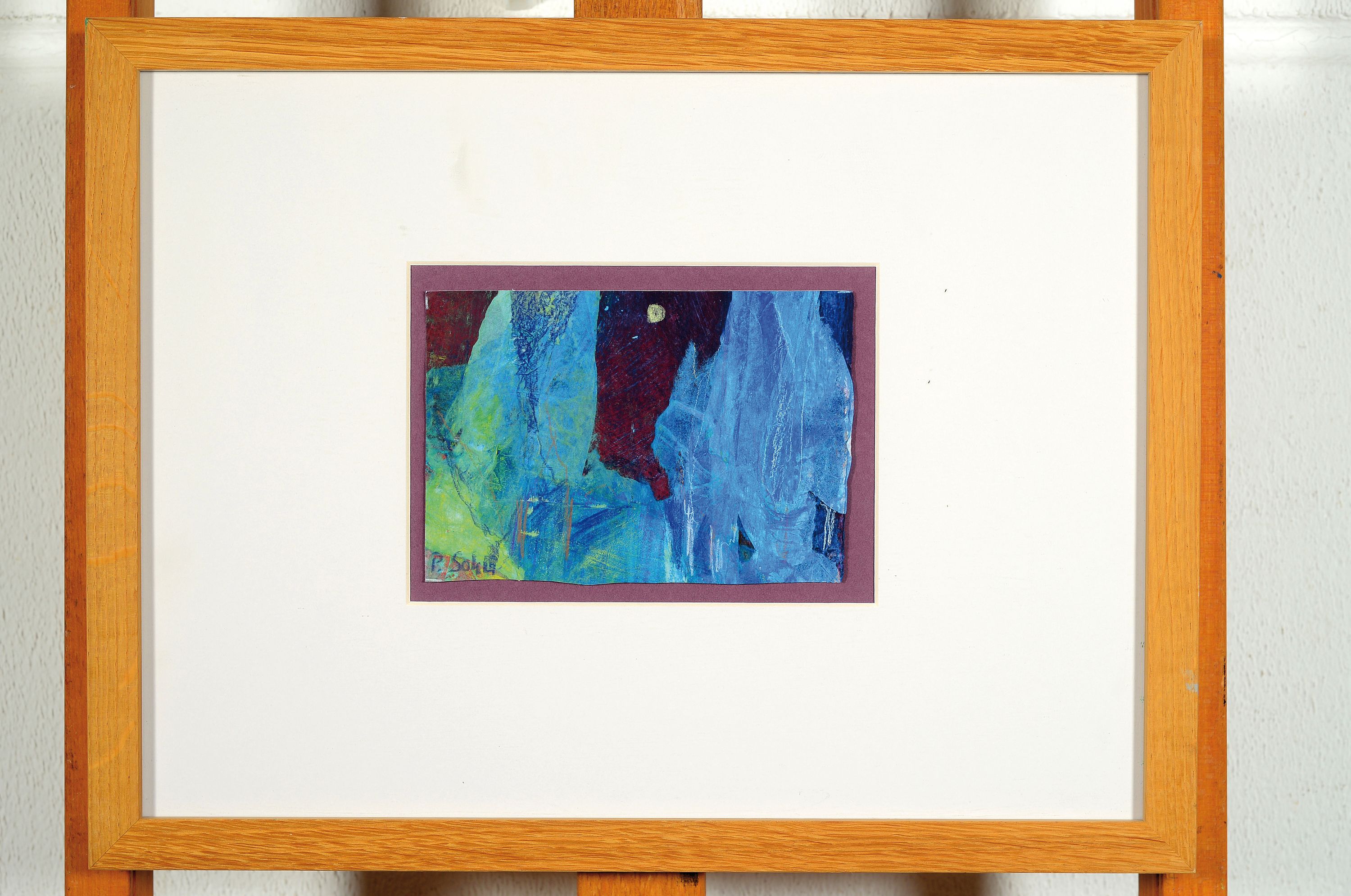 Detail k: Pieter Sohl, 1933 Mannheim-2018, Studium an der Akademie Düsseldorf, zahlreiche Studienreisen, erhielt 1999 den Willibald- Kramm-Preis, ohne Titel, ...