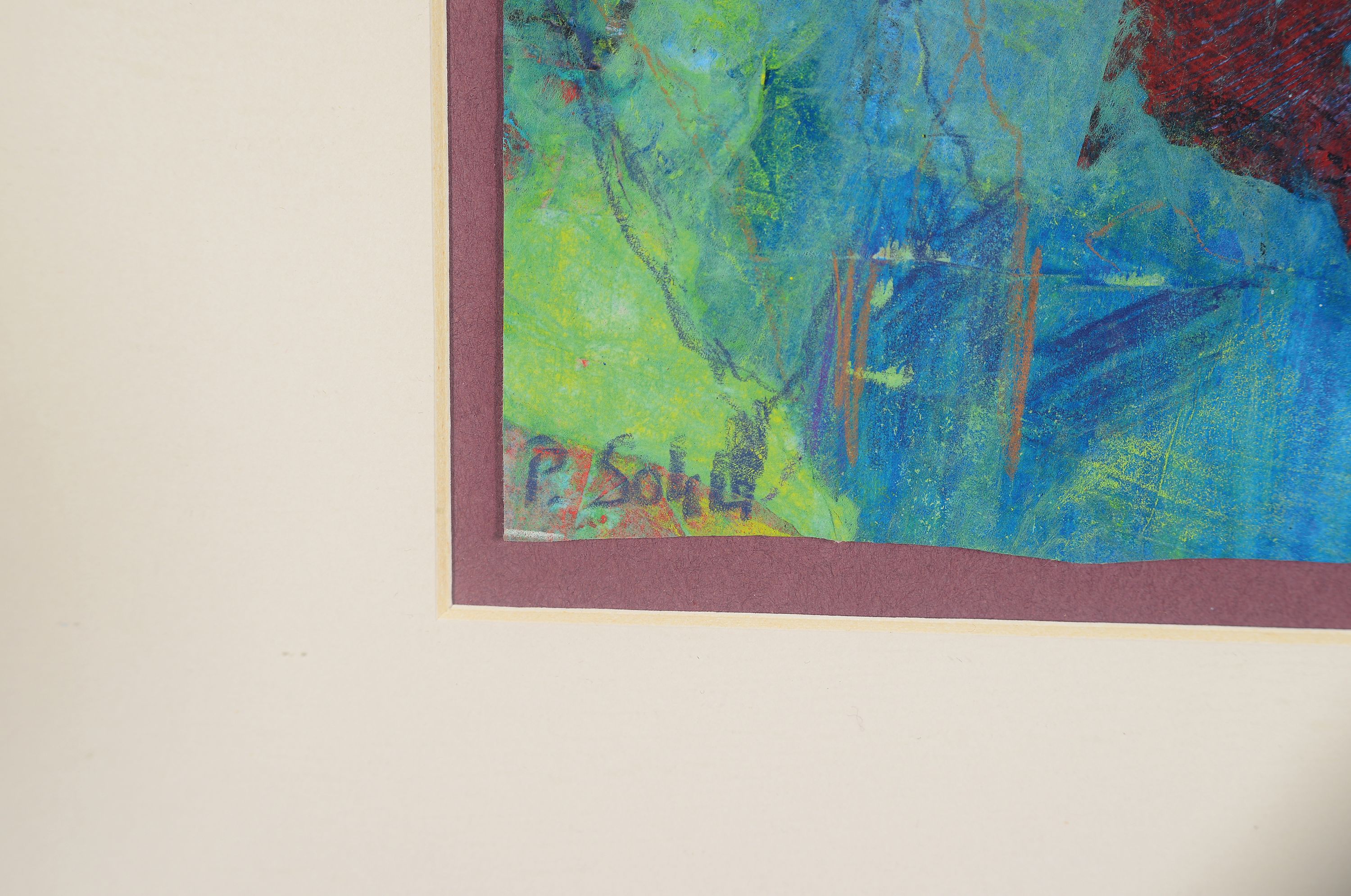Detail l: Pieter Sohl, 1933 Mannheim-2018, Studium an der Akademie Düsseldorf, zahlreiche Studienreisen, erhielt 1999 den Willibald- Kramm-Preis, ohne Titel, ...