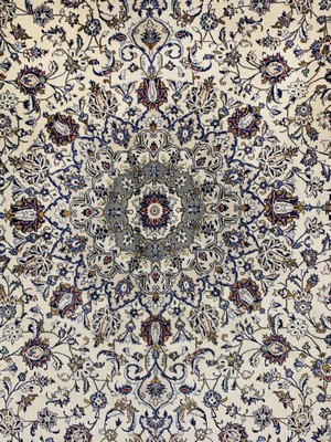 26750263b - Kashan, Persia, late 20th century, wool on cotton, approx. 403 x 298 cm, in need of cleaning, condition: 2. Rugs, Carpets & Flatweaves