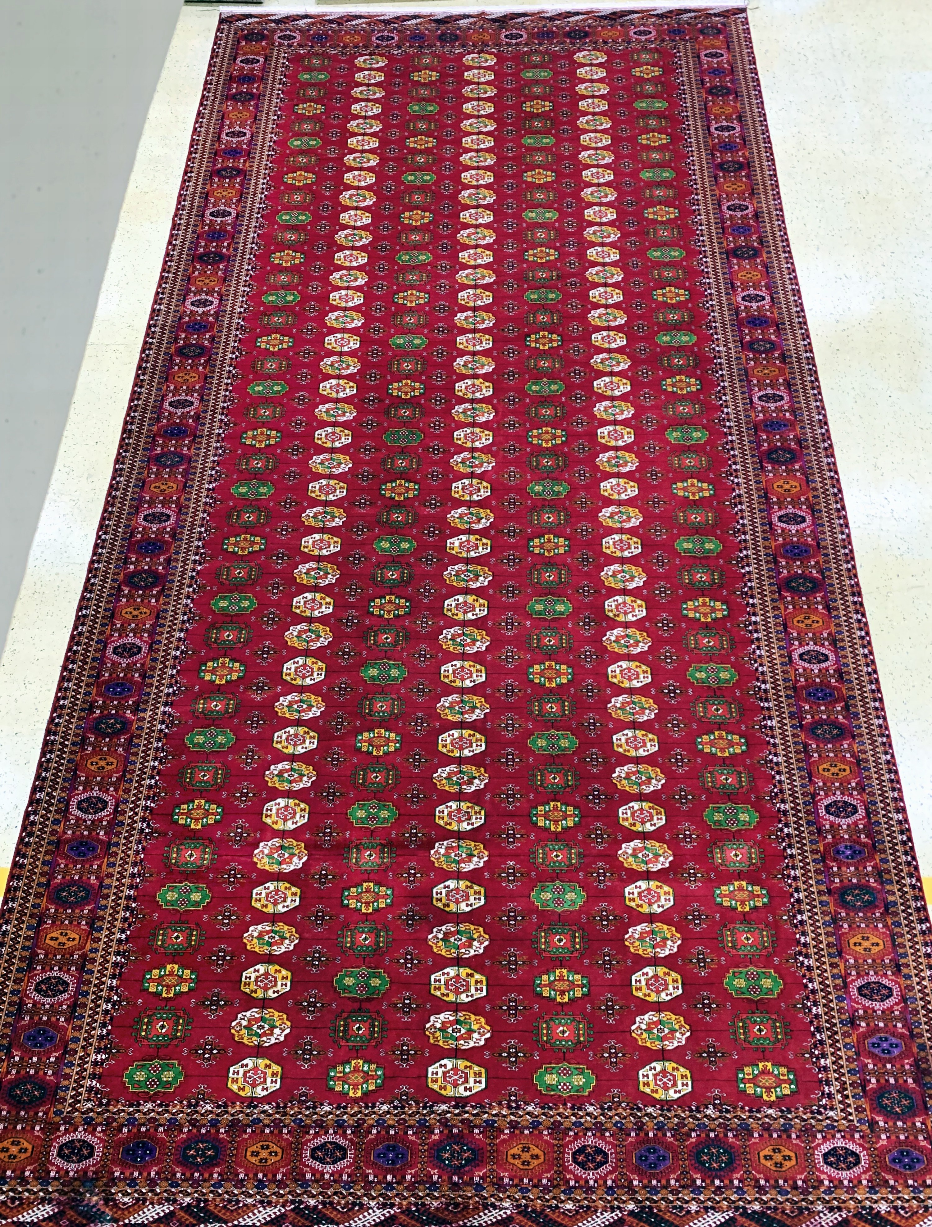 Image 26750534 - Buchara´Palastteppich´, Turkmenistan, Auftragsarbeit, ca. 10 Jahre, Wolle auf Wolle,ca. ...