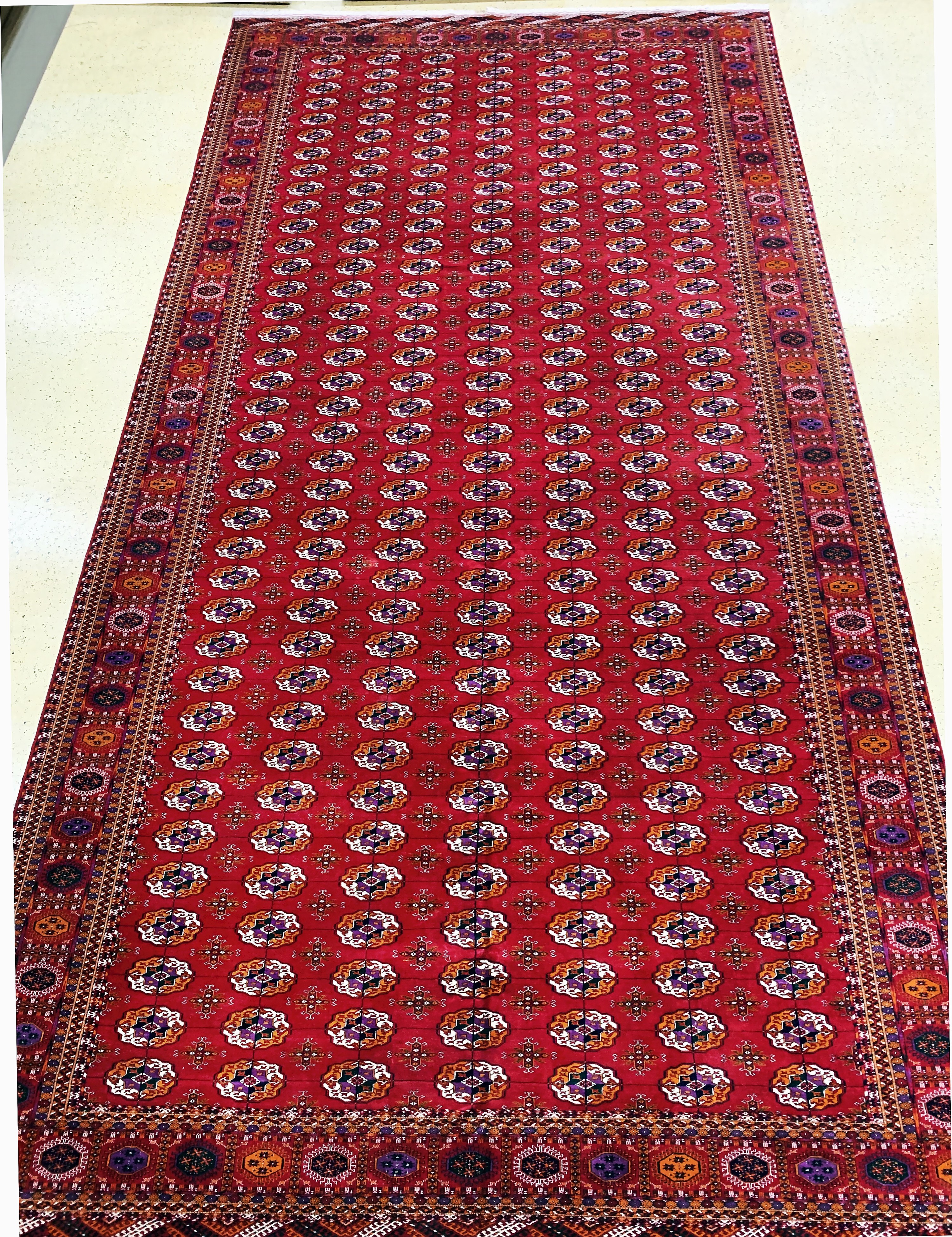 Image 26750543 - Buchara´Palastteppich´, Turkmenistan, Auftragsarbeit, ca. 10 Jahre, Wolle auf Wolle,ca. ...