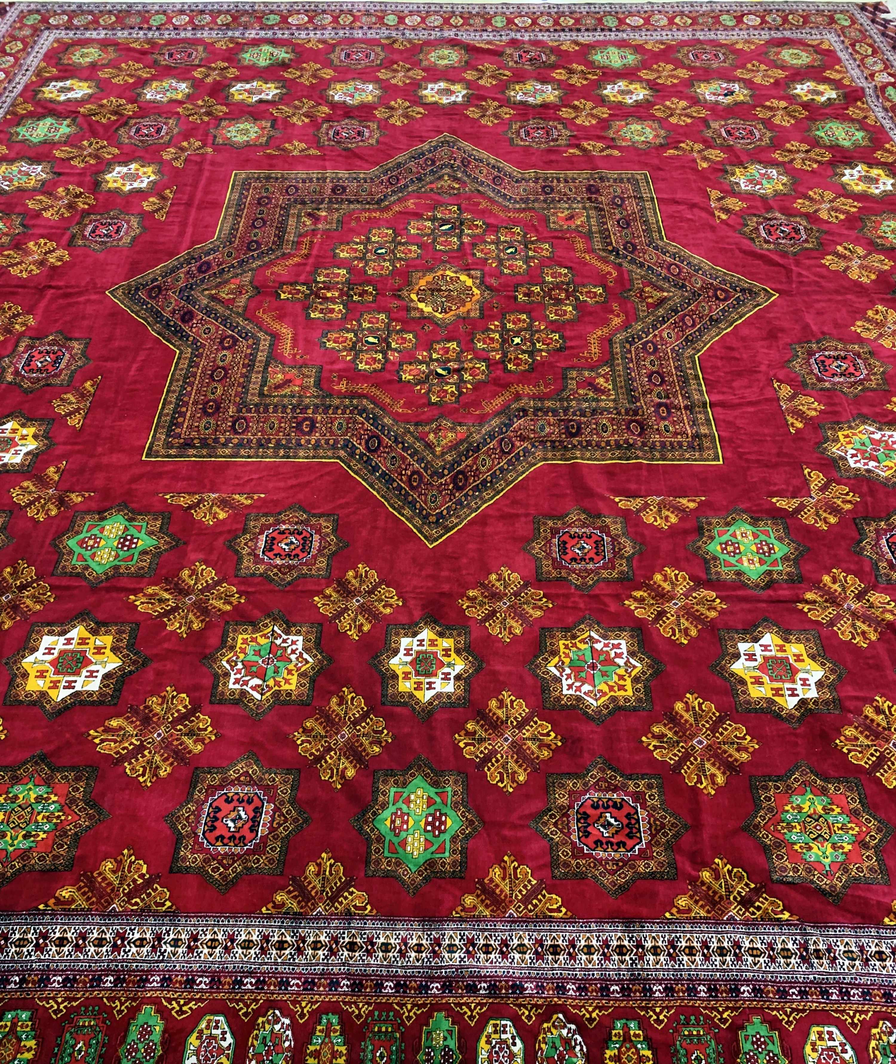 Image 26750545 - Buchara´Palastteppich´, Turkmenistan, Auftragsarbeit, ca. 10 Jahre, Wolle auf Wolle,ca. ...