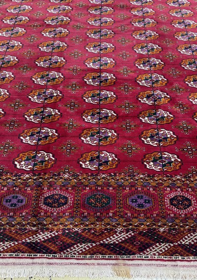 26750543h - Buchara´Palastteppich´, Turkmenistan, Auftragsarbeit, ca. 10 Jahre, Wolle auf Wolle,ca. ...