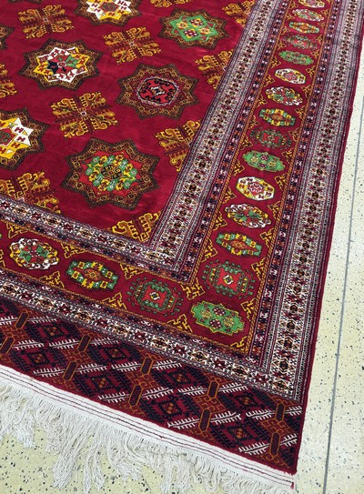 26750545h - Buchara´Palastteppich´, Turkmenistan, Auftragsarbeit, ca. 10 Jahre, Wolle auf Wolle,ca. ...