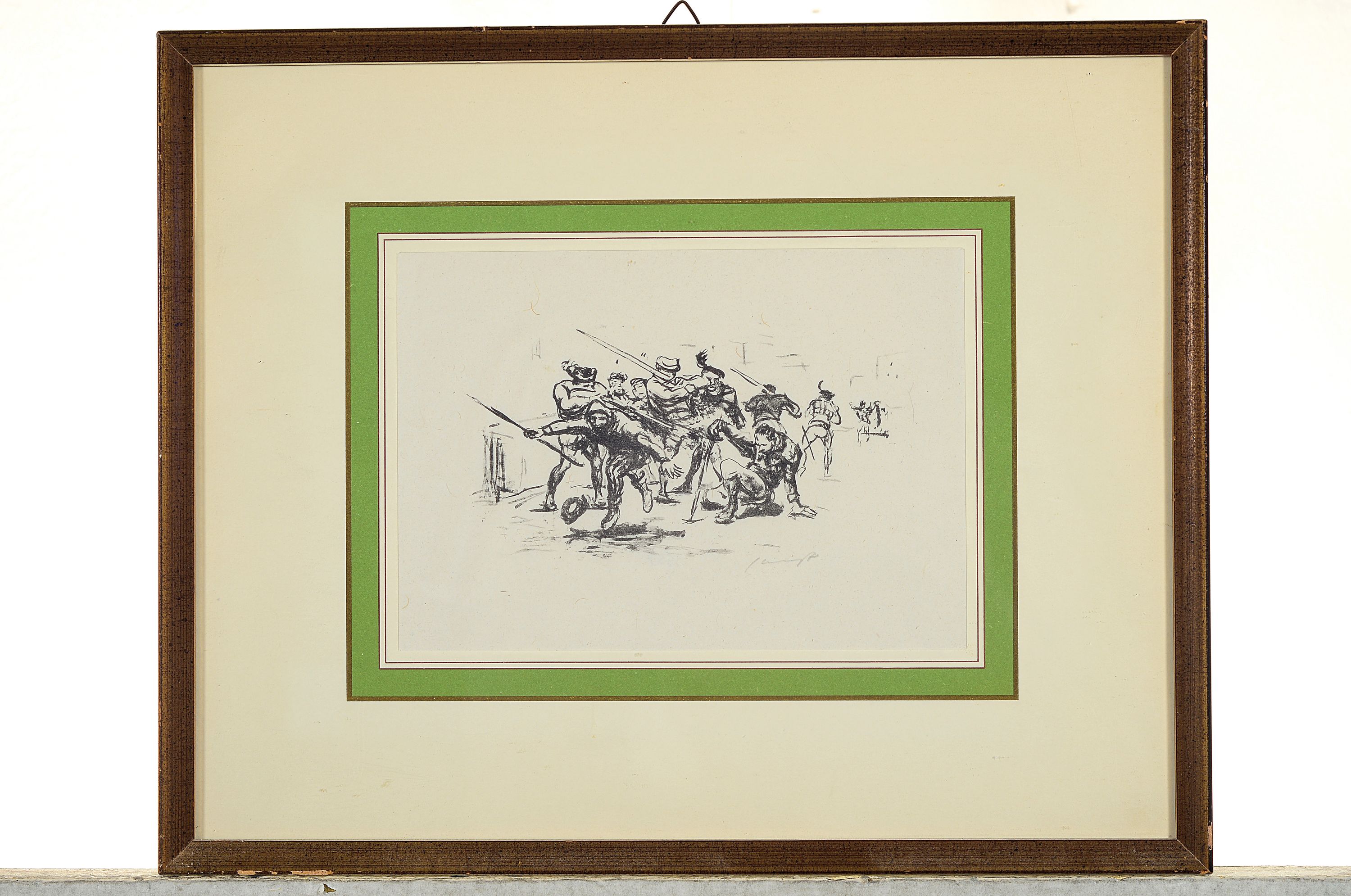 Detail l: Max Slevogt, 1868 Landshut-1932 Leinsweiler,4 handsignierte Grafiken, 2 Lithographien, 2 Radierungen, von ca. 8x13cm bis ca. 12x18cm, alle PP, u.Gl., ...