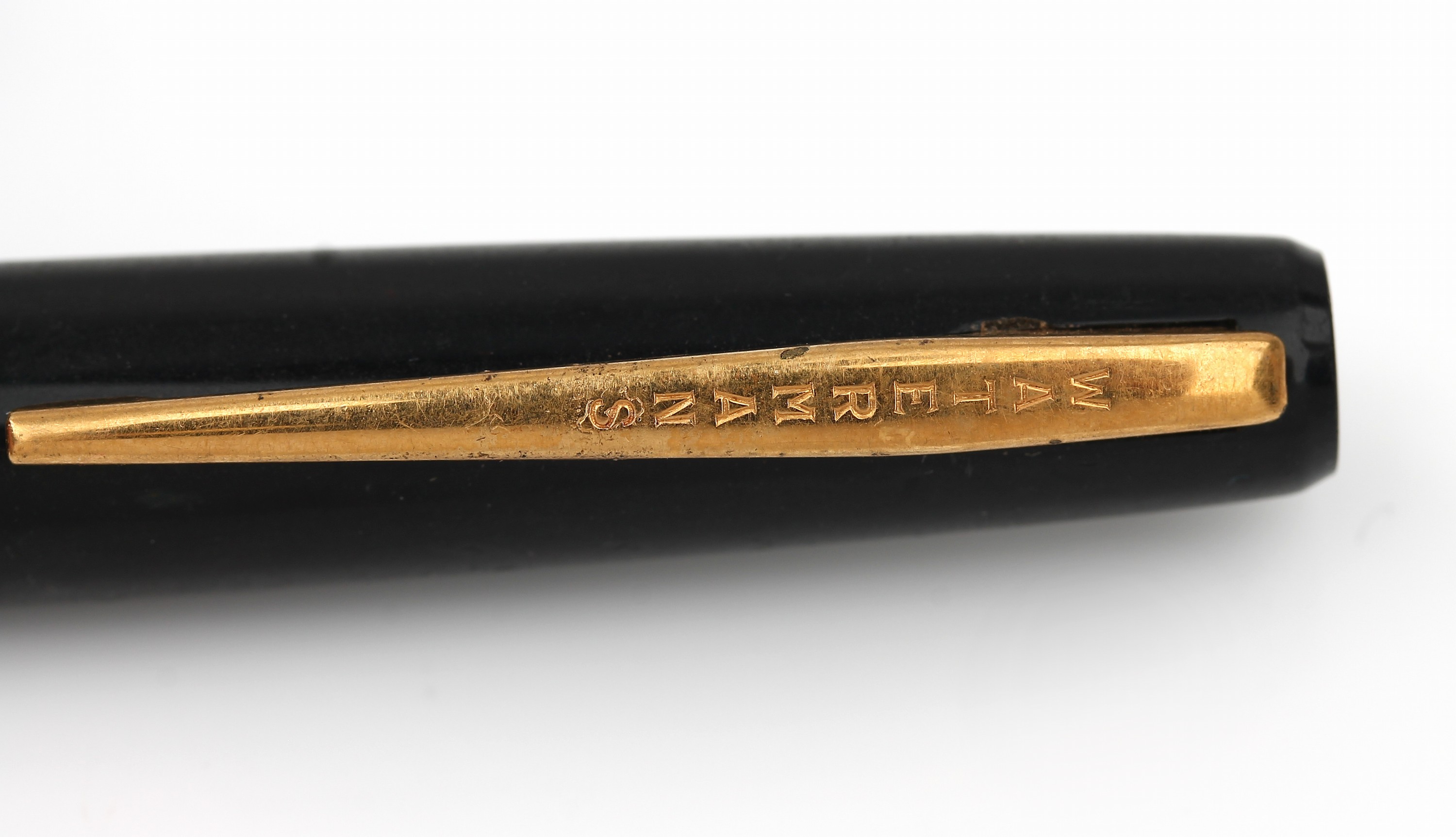 Detail c: Konvolut 18 diverse Schreibgeräte 1900-1950, Füller, Bleistifte, Federkiel, z.T. Montblanc, Funktion nicht überprüft, z.T. besch., aus ...