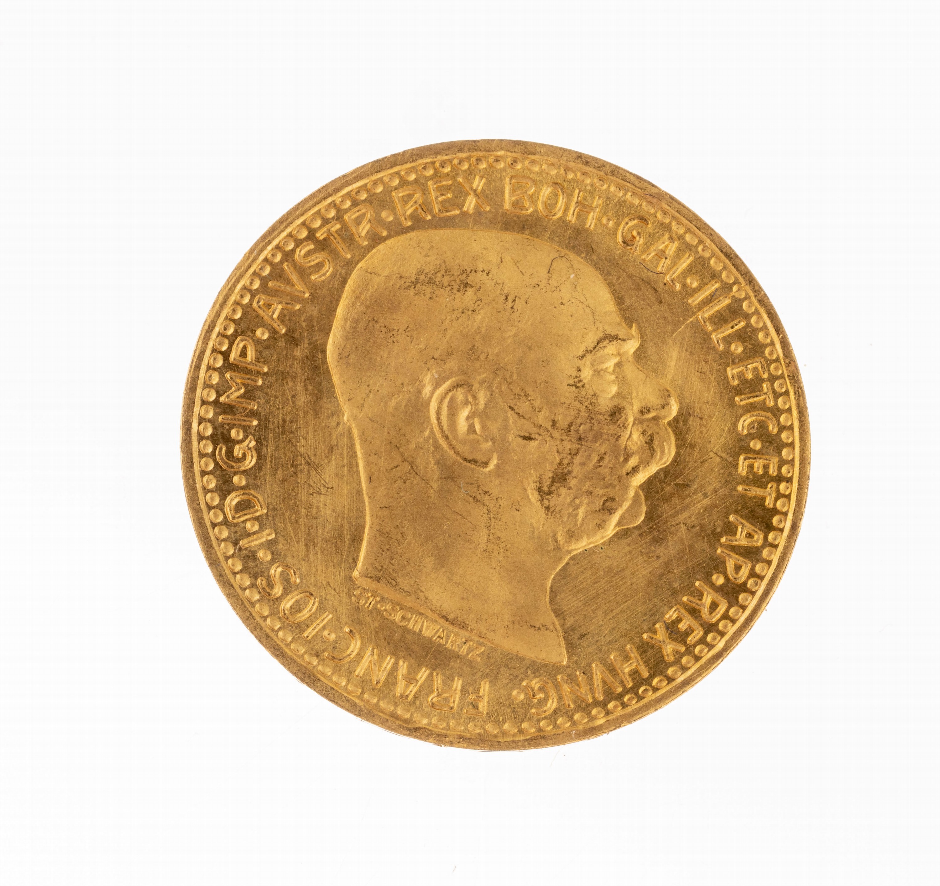 Goldmünze 10 Kronen, Österreich Ungarn, 1912, Franz Joseph I.