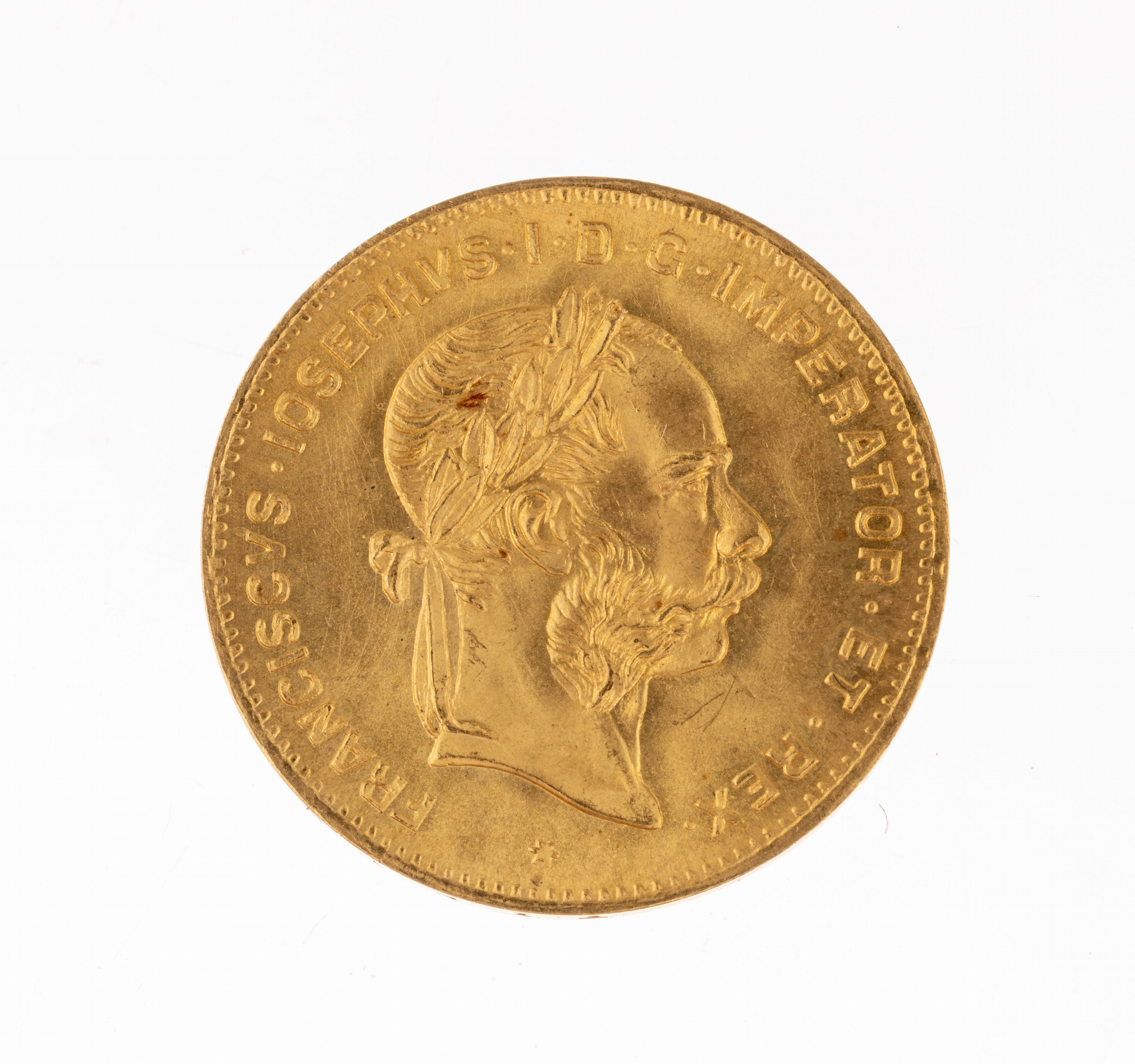 Goldmünze 4 Florin, Österreich-Ungarn, 1892, Franz Joseph I.