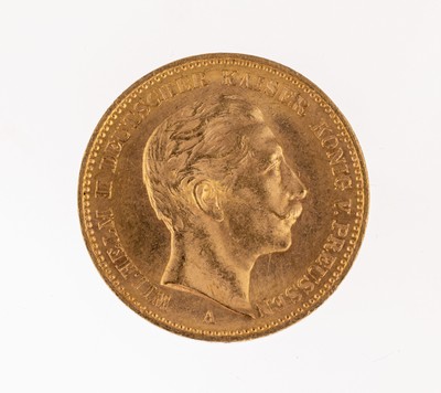 Image 26754075 - Gold coin 20 Mark, German Reich