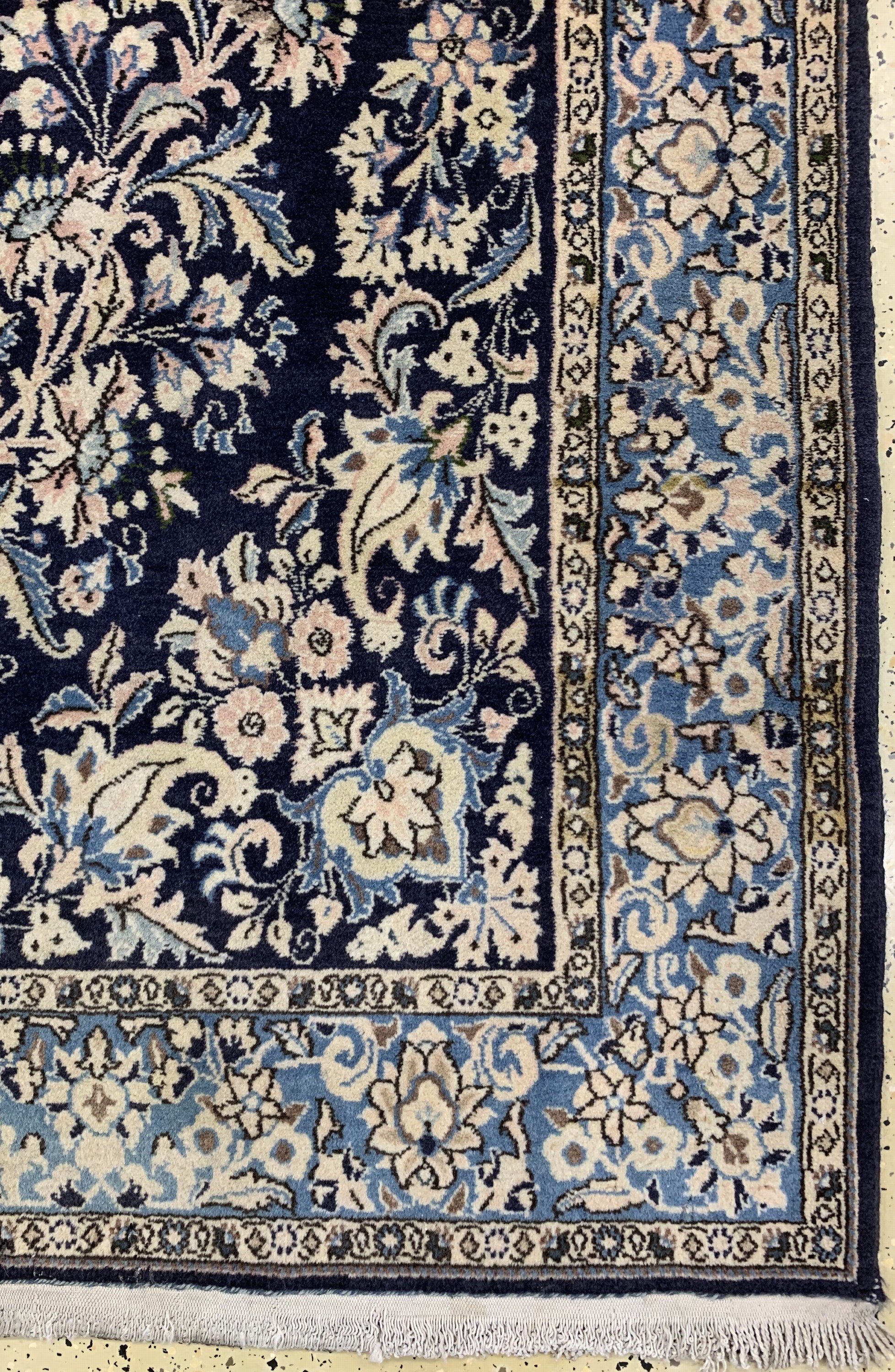 Detail a: Ghom alt, Persien, um 1960, Wolle mit Seide, ca. 220 x 142 cm, EHZ: 2
