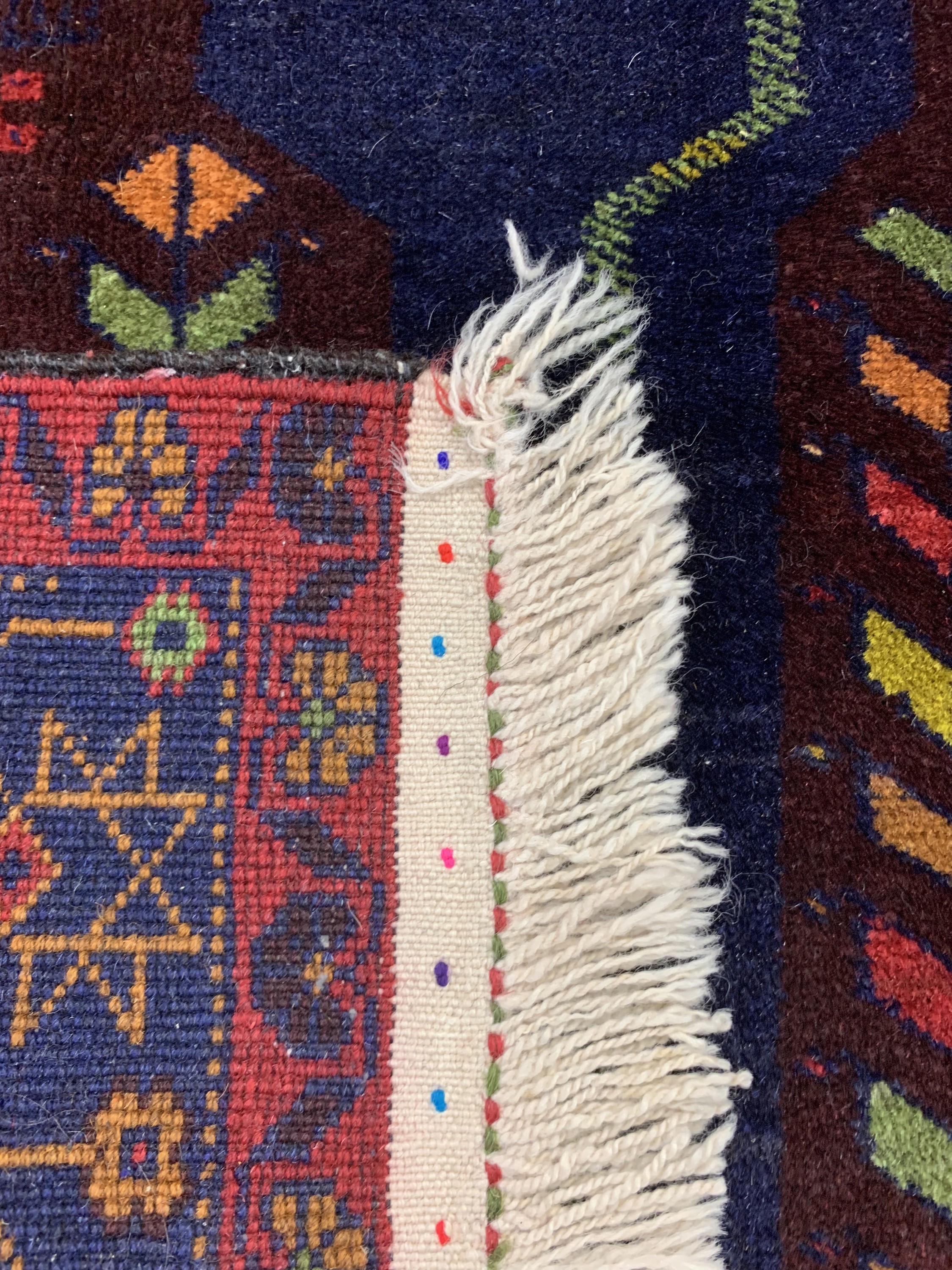Detail c: 2 Lot Zakini, Afghanistan, um 1950, Wolle auf Wolle, ca. 188 x 118 cm & 130 x 90cm, EHZ:2