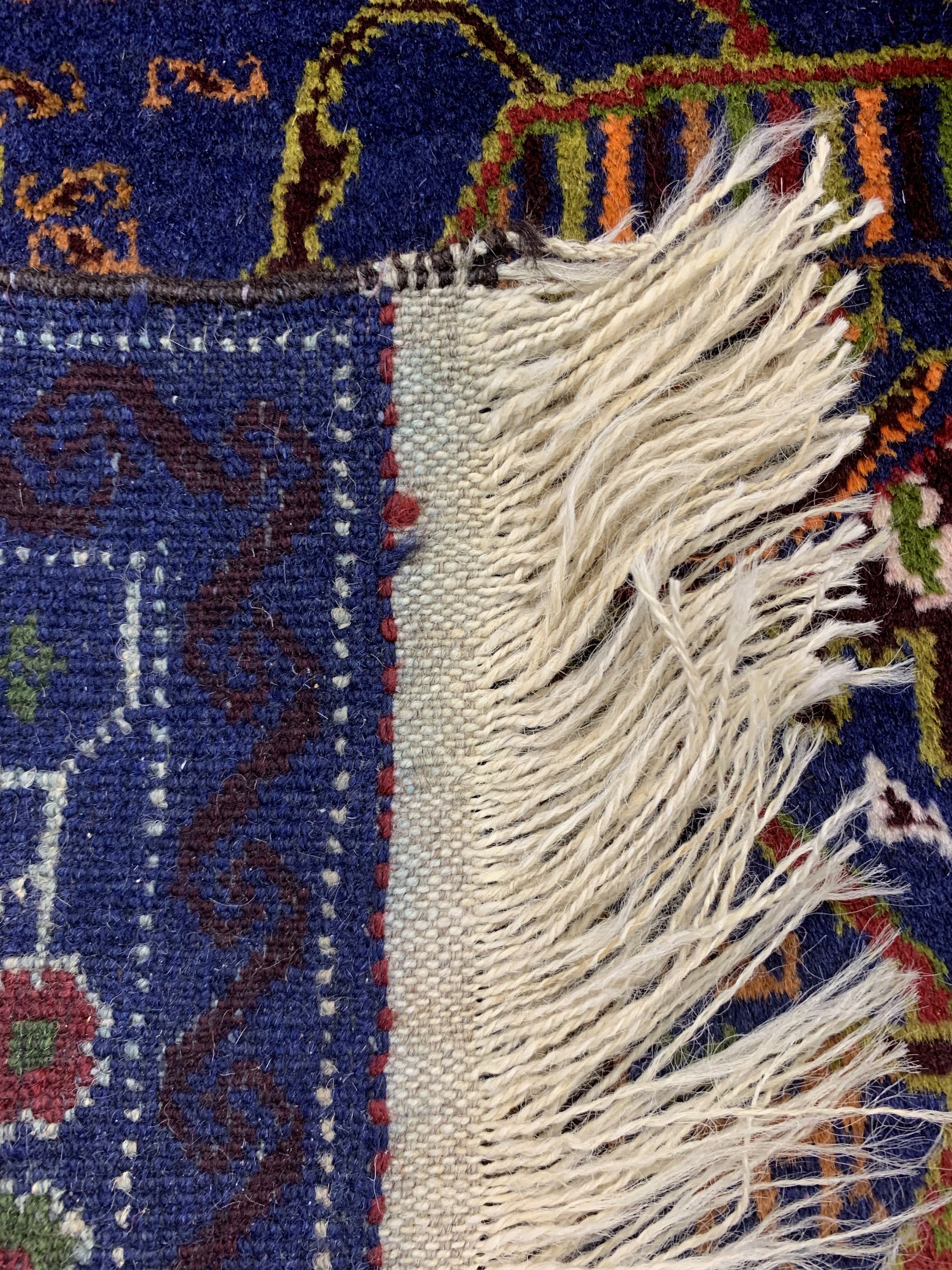 Detail f: 2 Lot Zakini, Afghanistan, um 1950, Wolle auf Wolle, ca. 188 x 118 cm & 130 x 90cm, EHZ:2