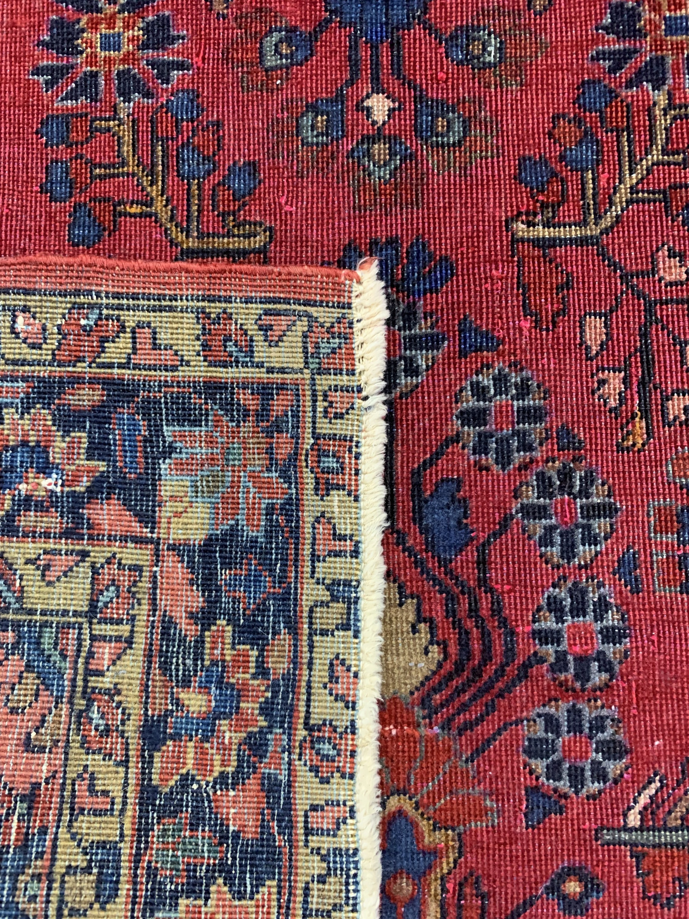 Detail c: Lilian, Persien, um 1910, Wolle auf Baumwolle, ca. 143 x 100 cm, EHZ: 4, verkürzt